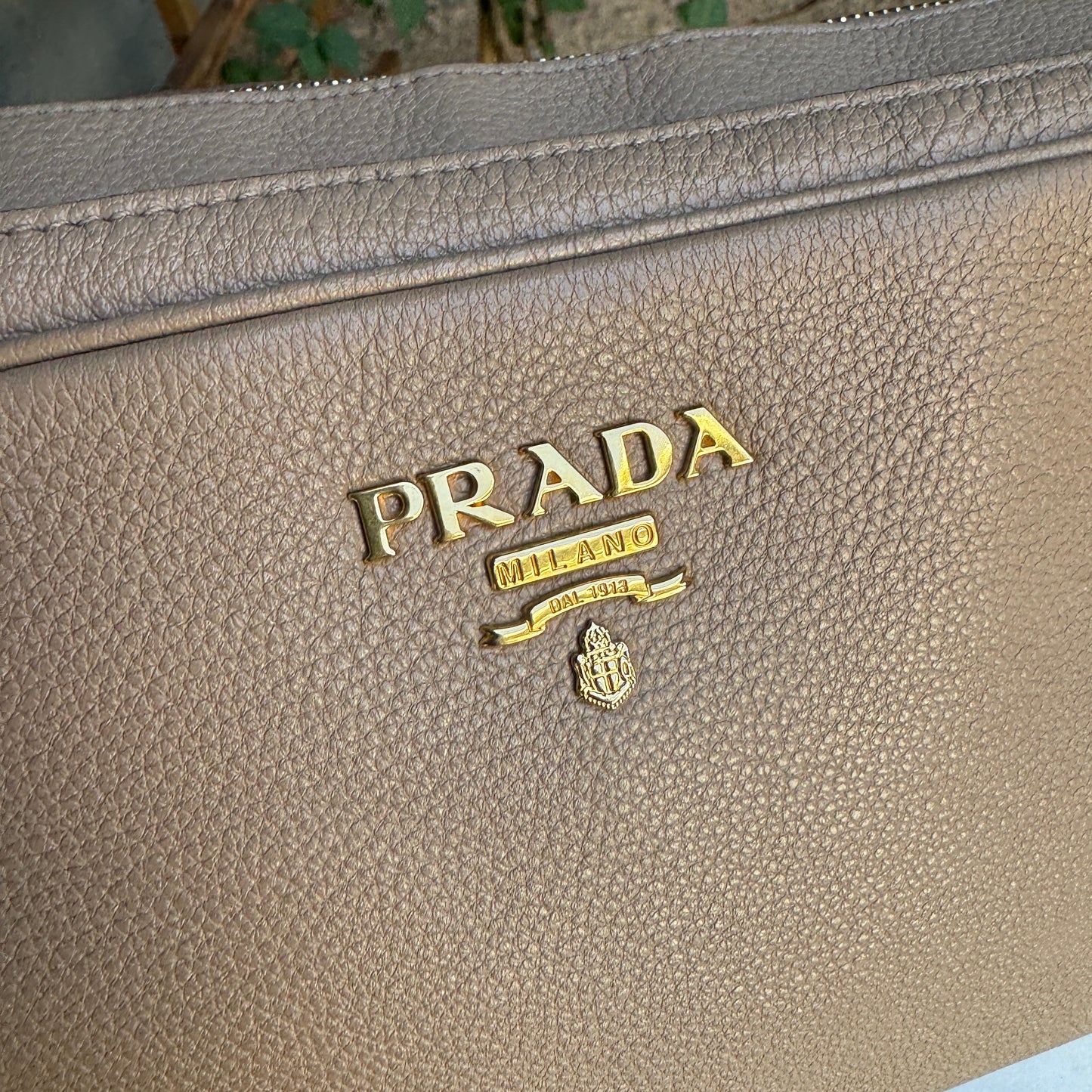 Prada Vitello Phenix Double Zip Camera Bag