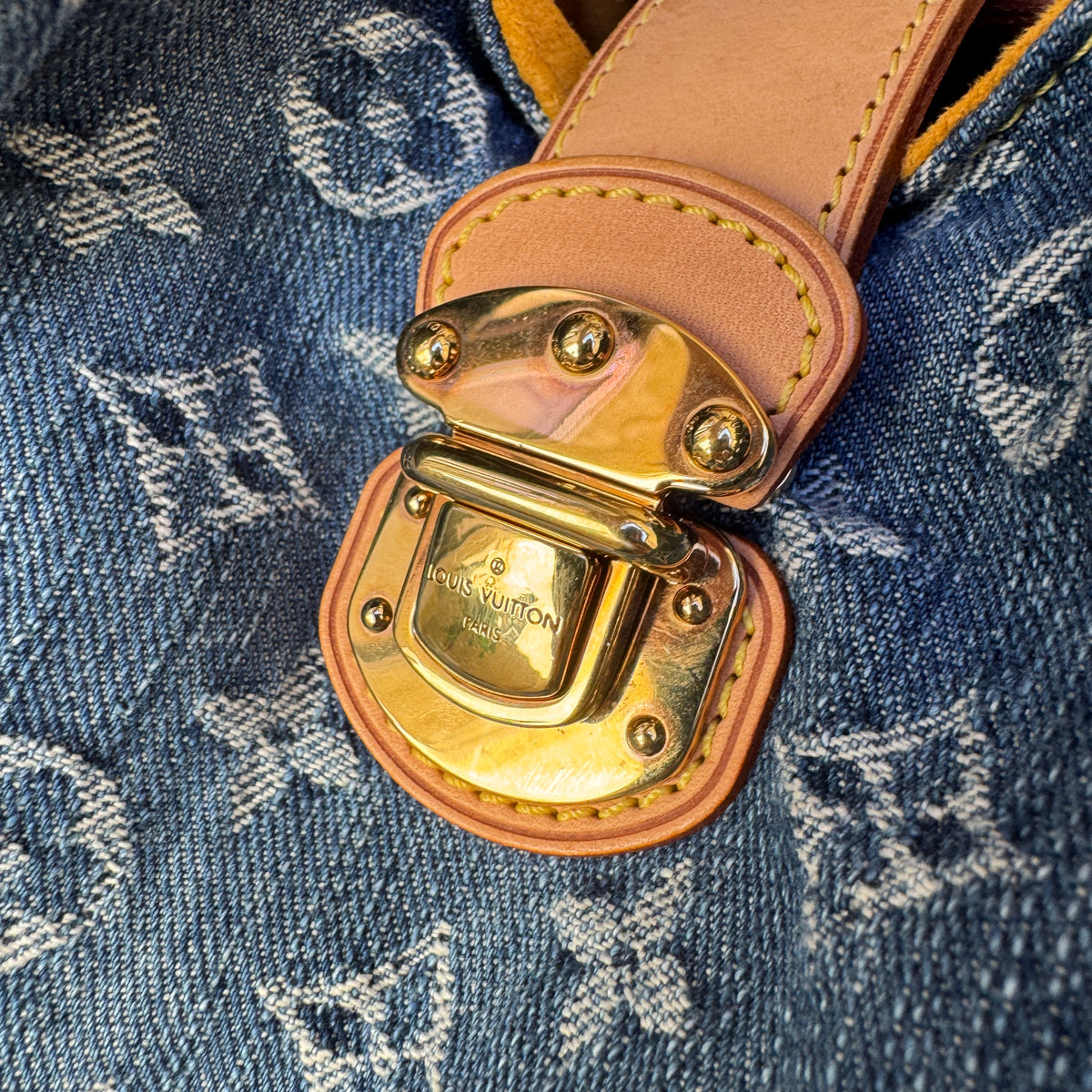 Louis Vuitton Monogram Denim Mahina XL
