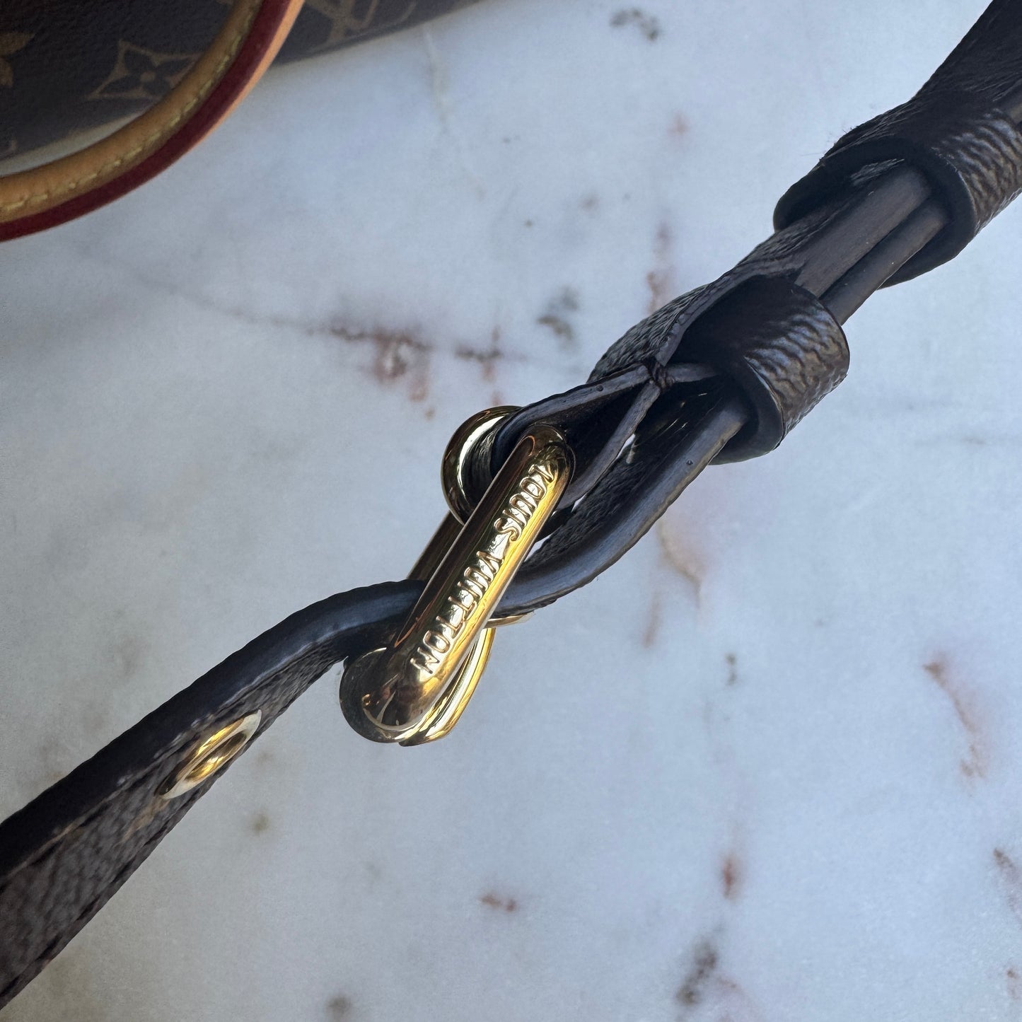 Louis Vuitton Pallas MM Monogram Shoulder Bag