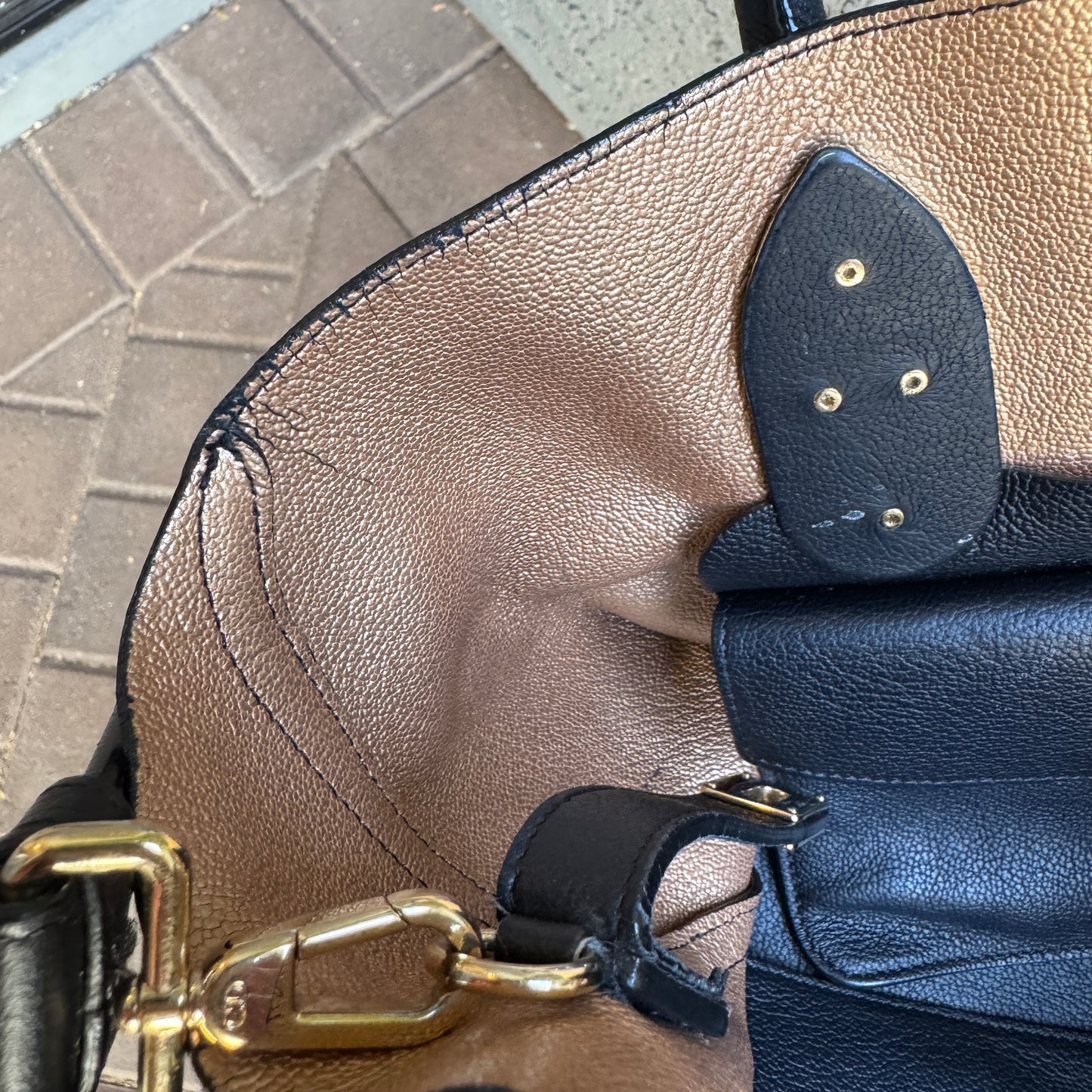 Dior Open Bar Leather Tote