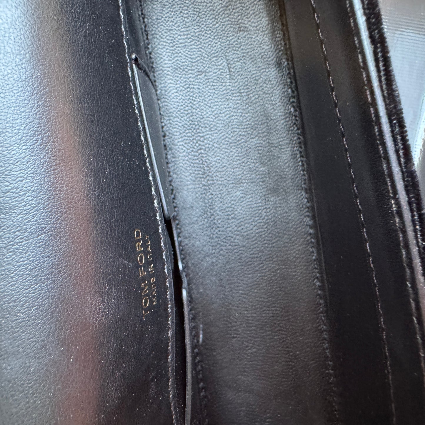 Tom Ford Triple Chain Velvet Crossbody