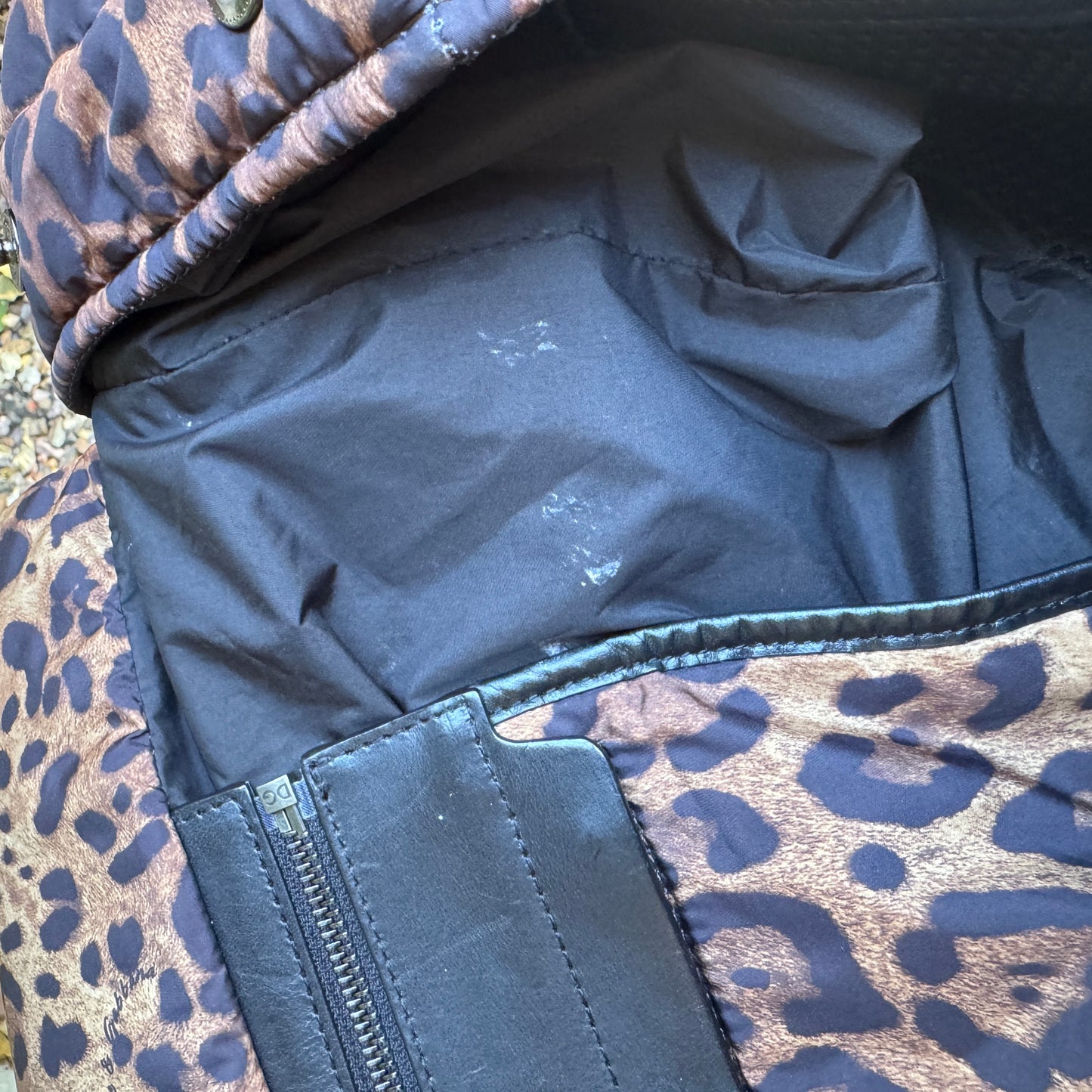 Dolce & Gabbana DG Leo XL Leopard Nylon Sicily Crossbody