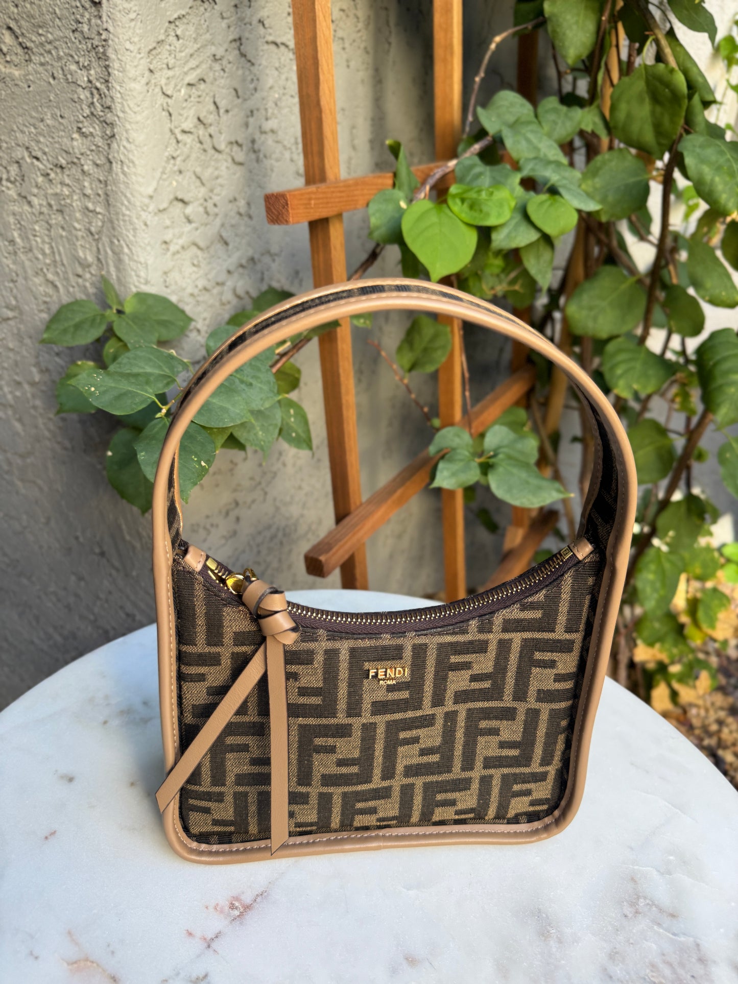 Fendi Mini Fendessense FF Zucca Jacquard Bag