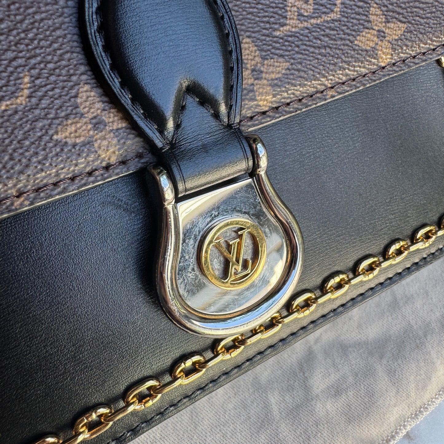 Louis Vuitton Monogram Neo Saint Cloud Shoulder Bag