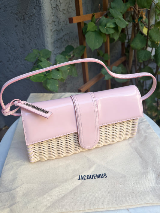 Jacquemus Le Bambino Long Osier Shoulder Bag