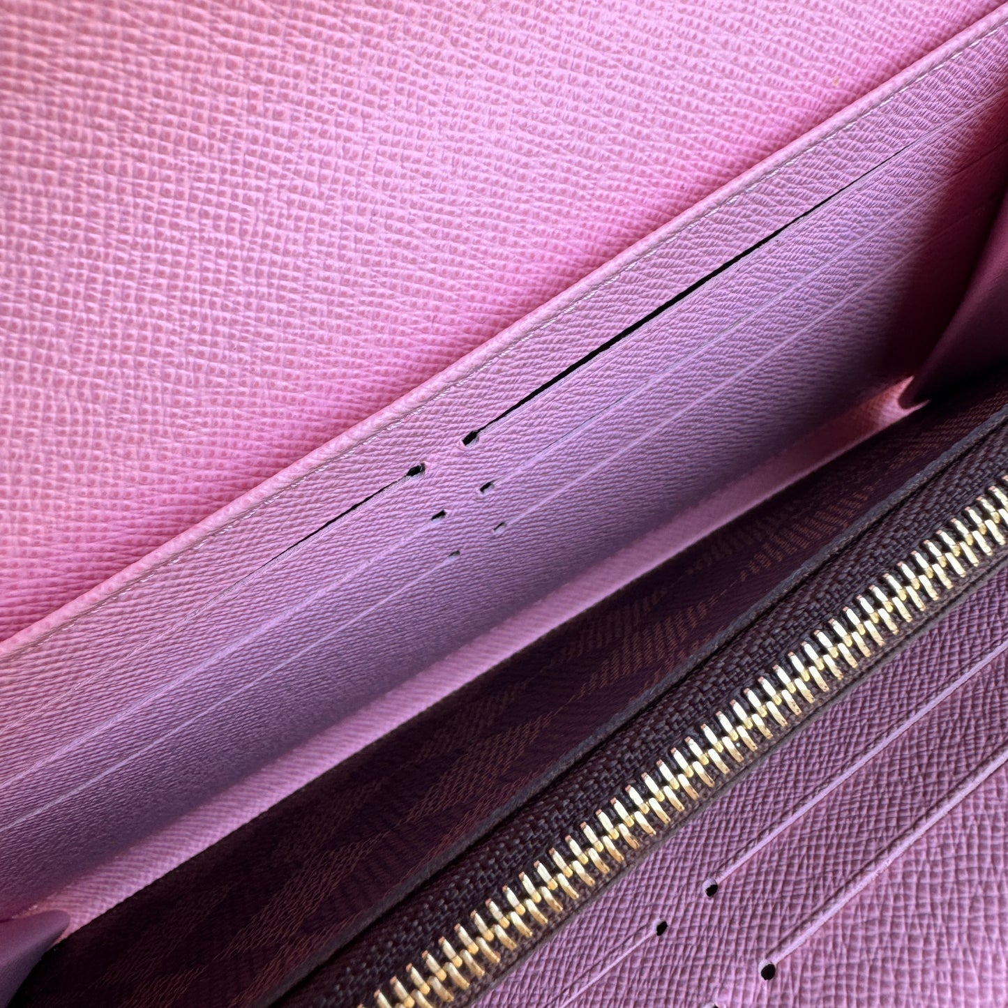 Louis Vuitton Limited Edition Studded Damier Ebene Sarah Wallet