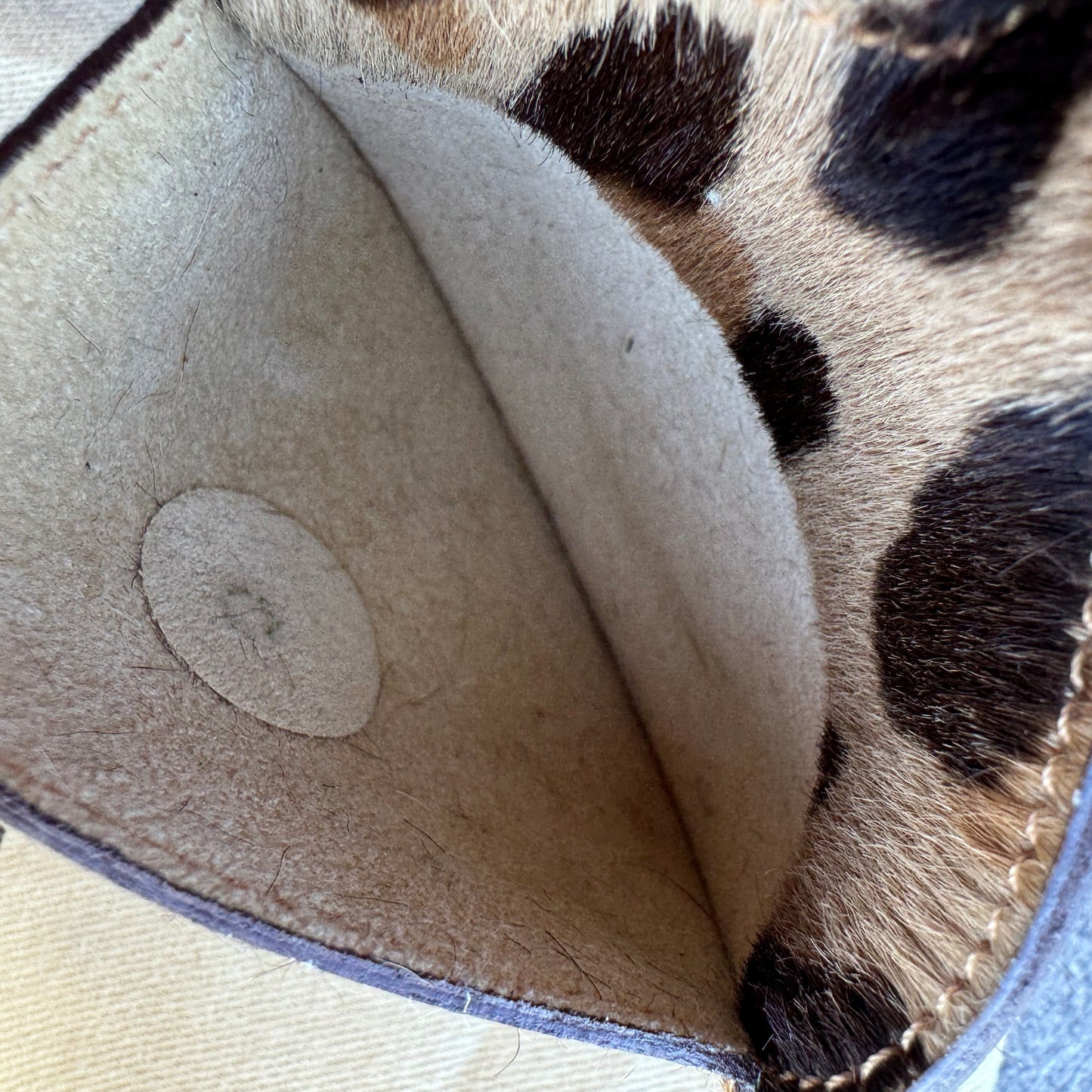 Louis Vuitton x Alaïa Vintage Pony hair Leopard Cosmetic Case Accessories