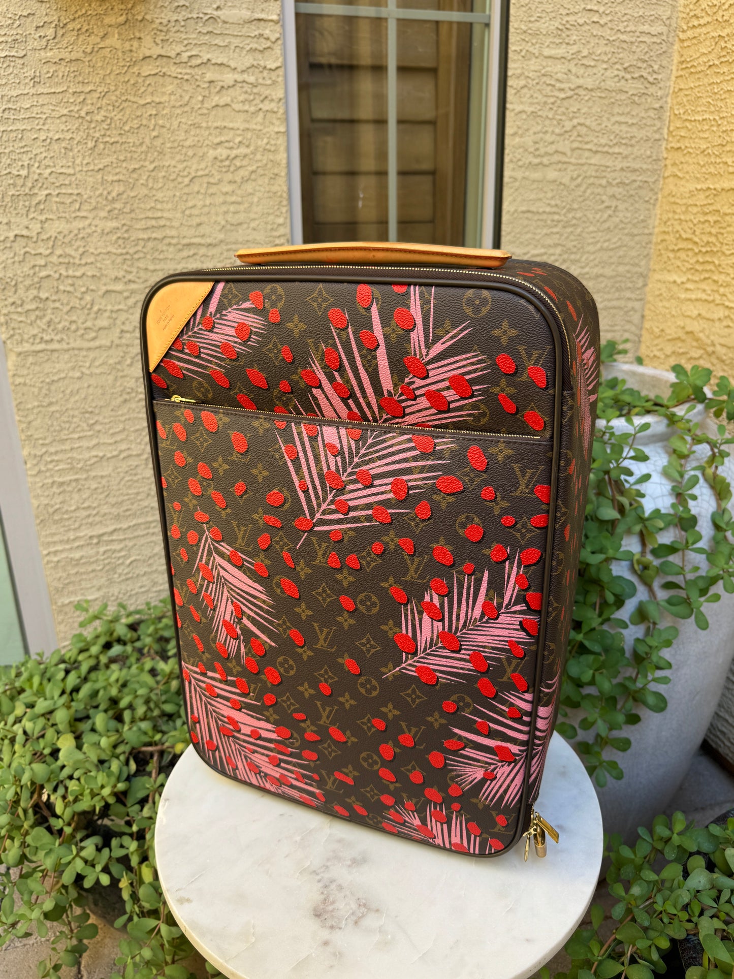 Louis Vuitton Monogram Jungle Dots Pégase Légère 55 Suitcase