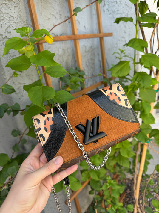Louis Vuitton Limited Edition Wild at Heart Twist Wallet Crossbody