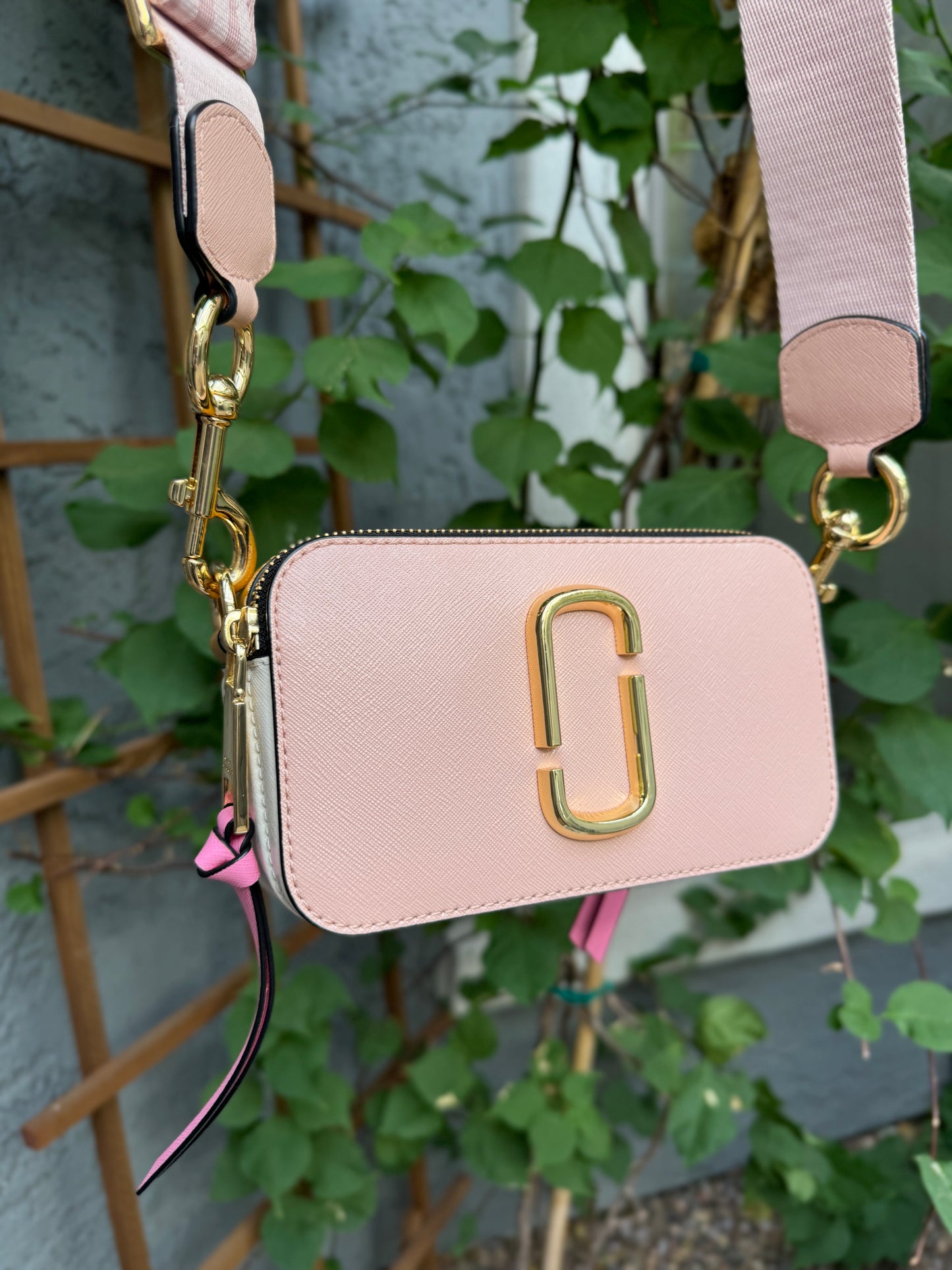 Marc Jacobs Rose Multi Snapshot Crossbody Camera Bag