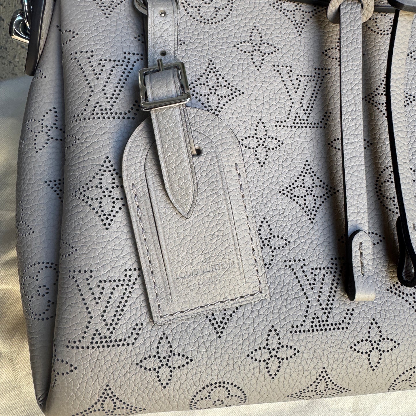 Louis Vuitton Monogram Mahina Leather Hand It All PM Crossbody