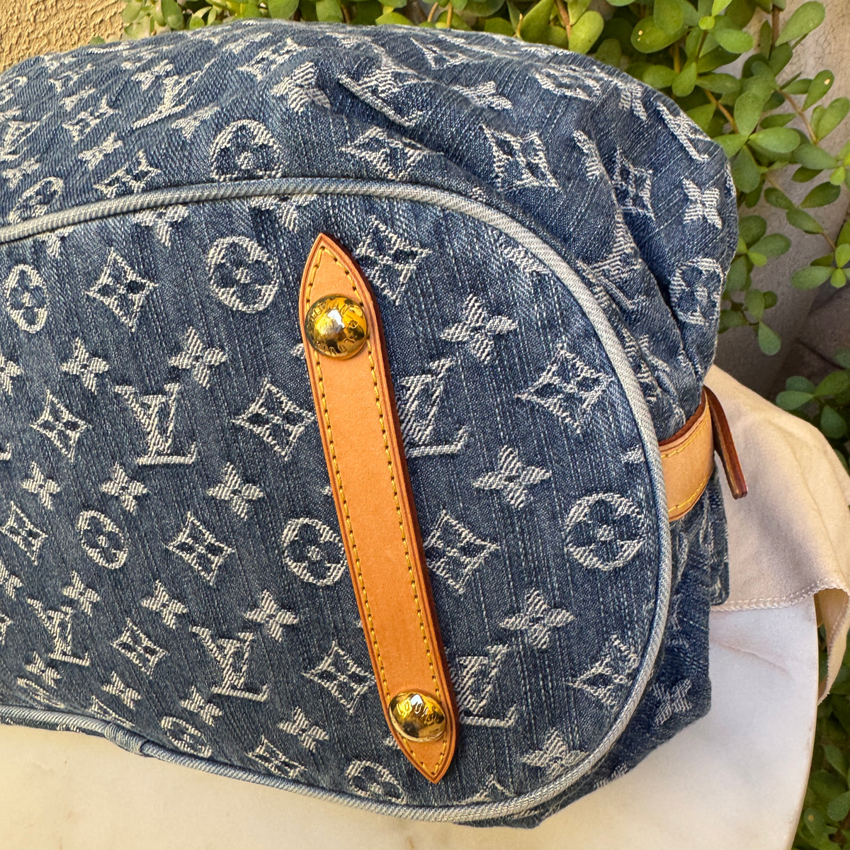 Louis Vuitton Monogram Denim Mahina XL