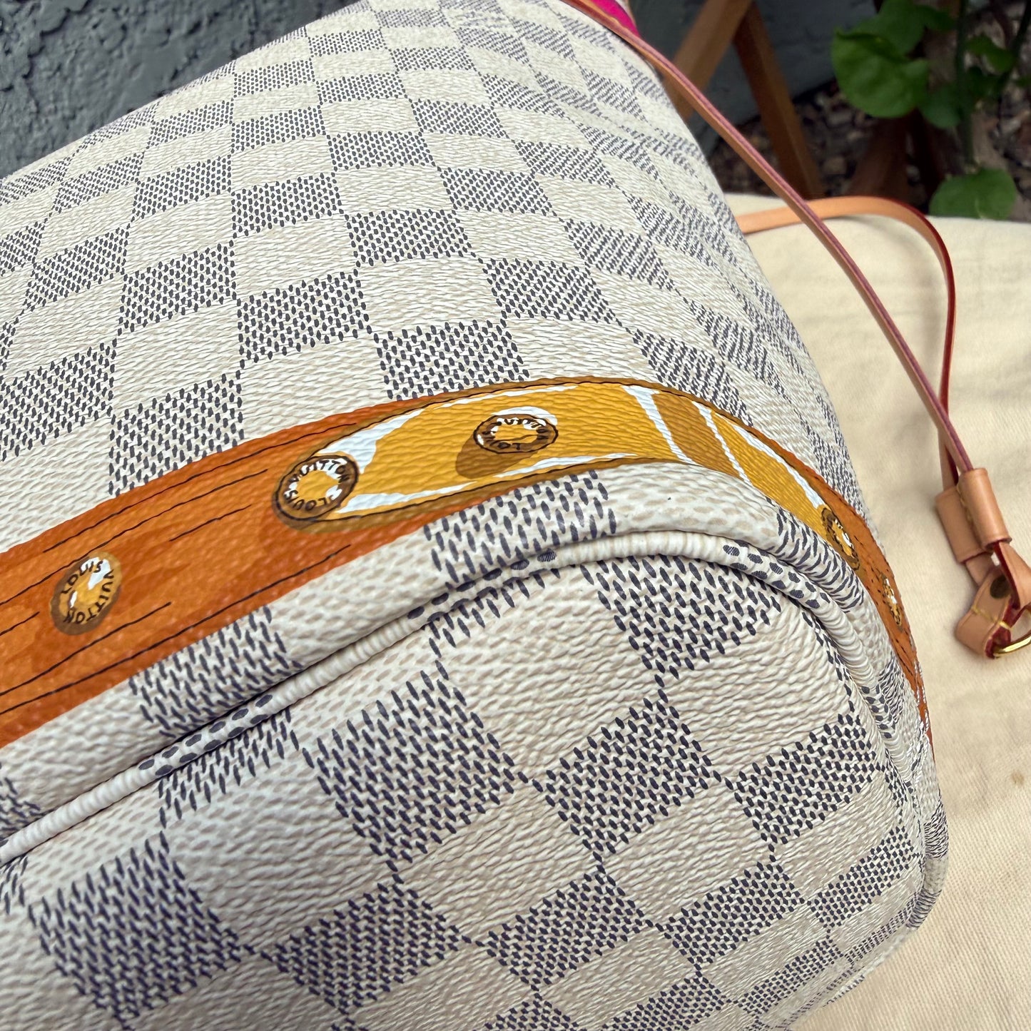 Louis Vuitton Damier Azur Summer Trunks Hawaii Neverfull MM