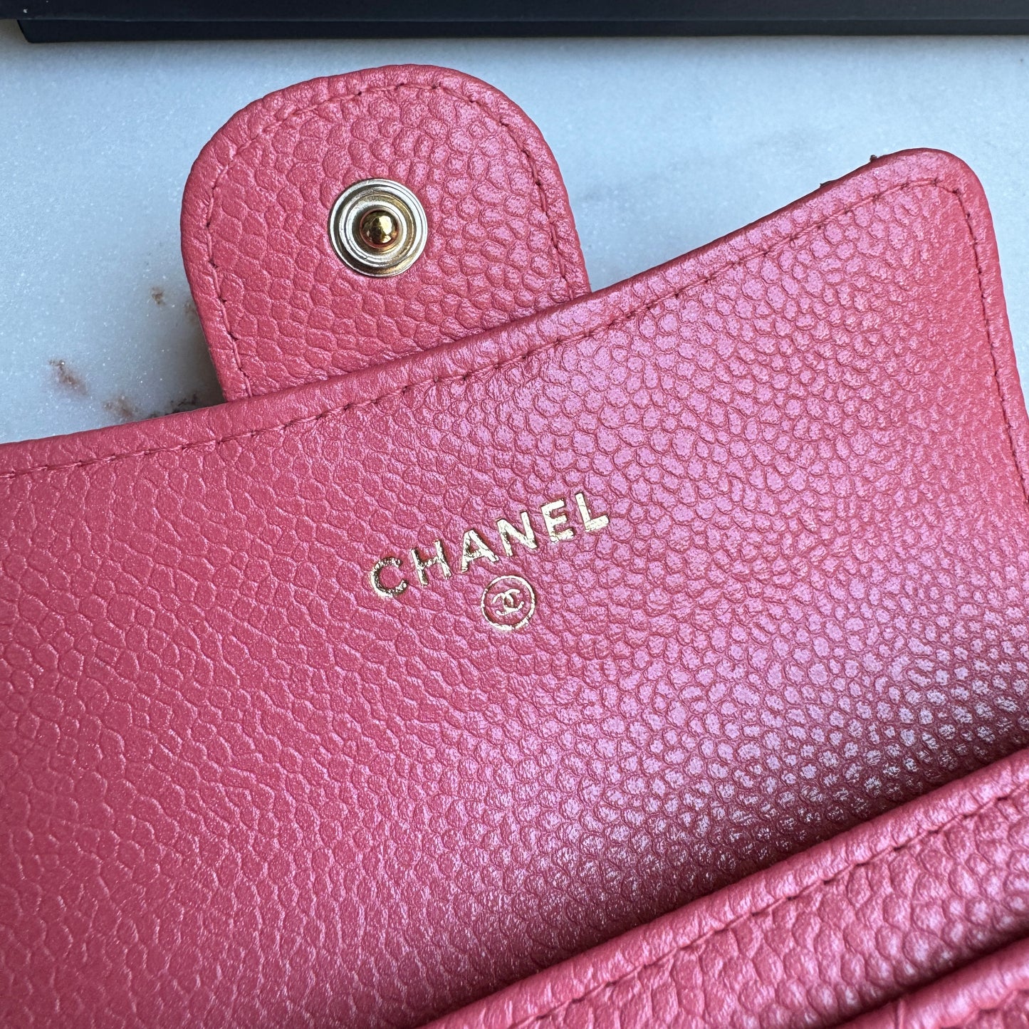 Chanel Caviar Classic Flap Card Holder Wallet