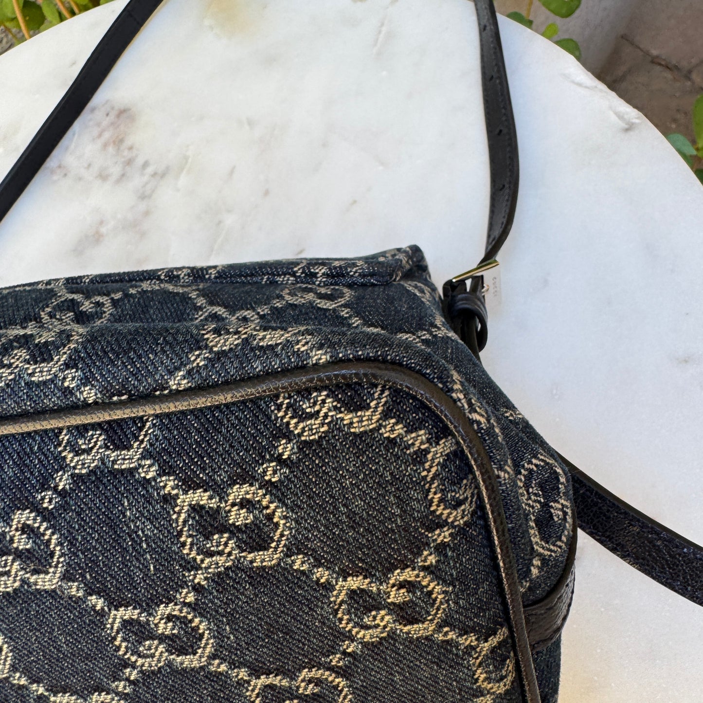 Gucci Madison Medium Denim Shoulder Bag