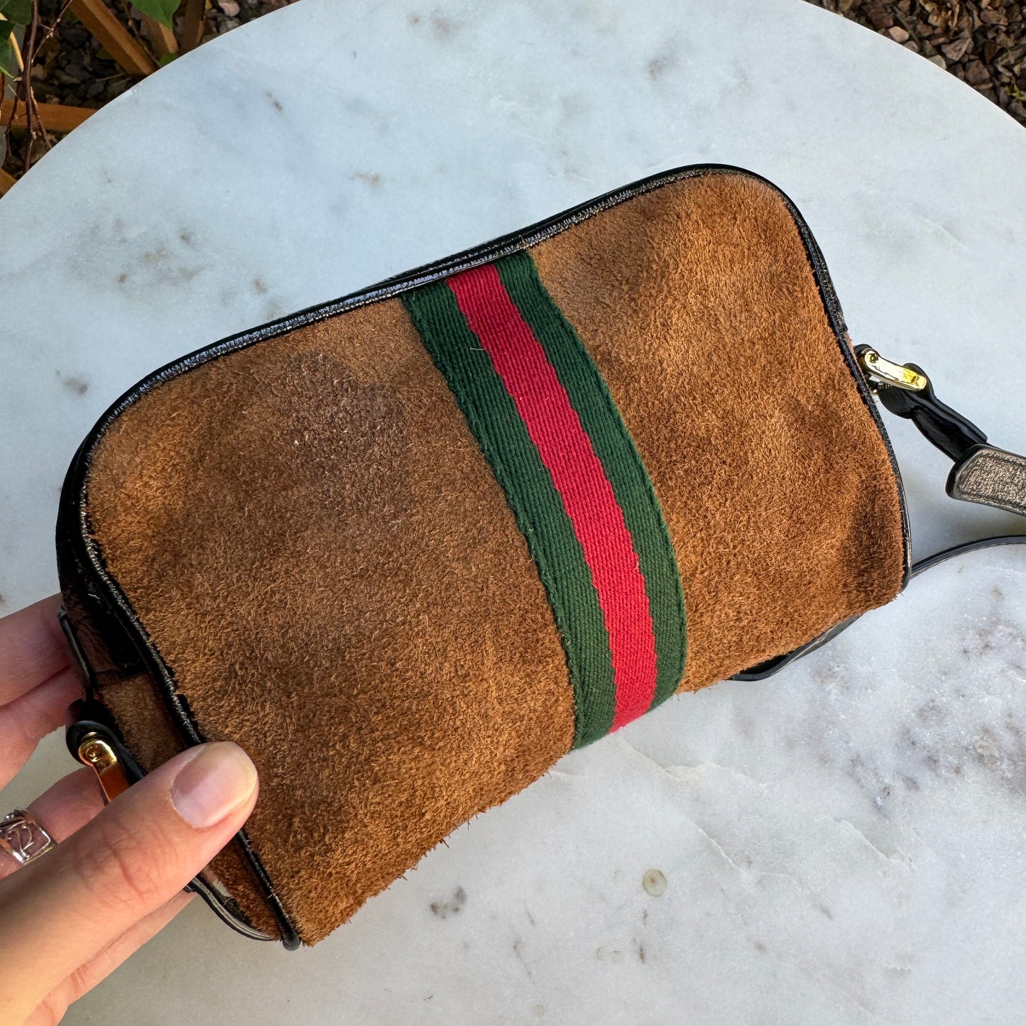 Gucci Ophidia Suede Crossbody