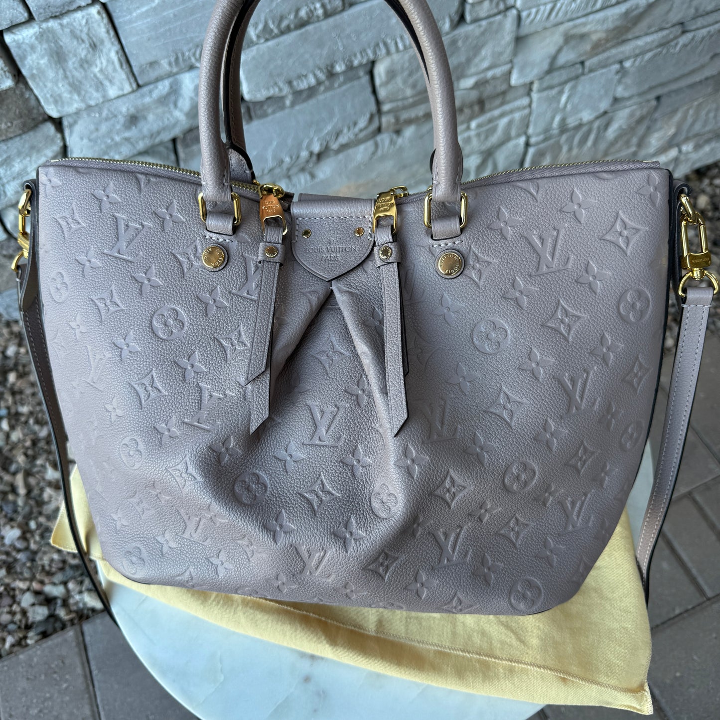 Louis Vuitton Monogram Empreinte Mazarine MM