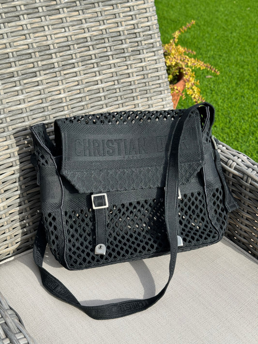 Christian Dior Diorcamp Mesh Messenger Bag