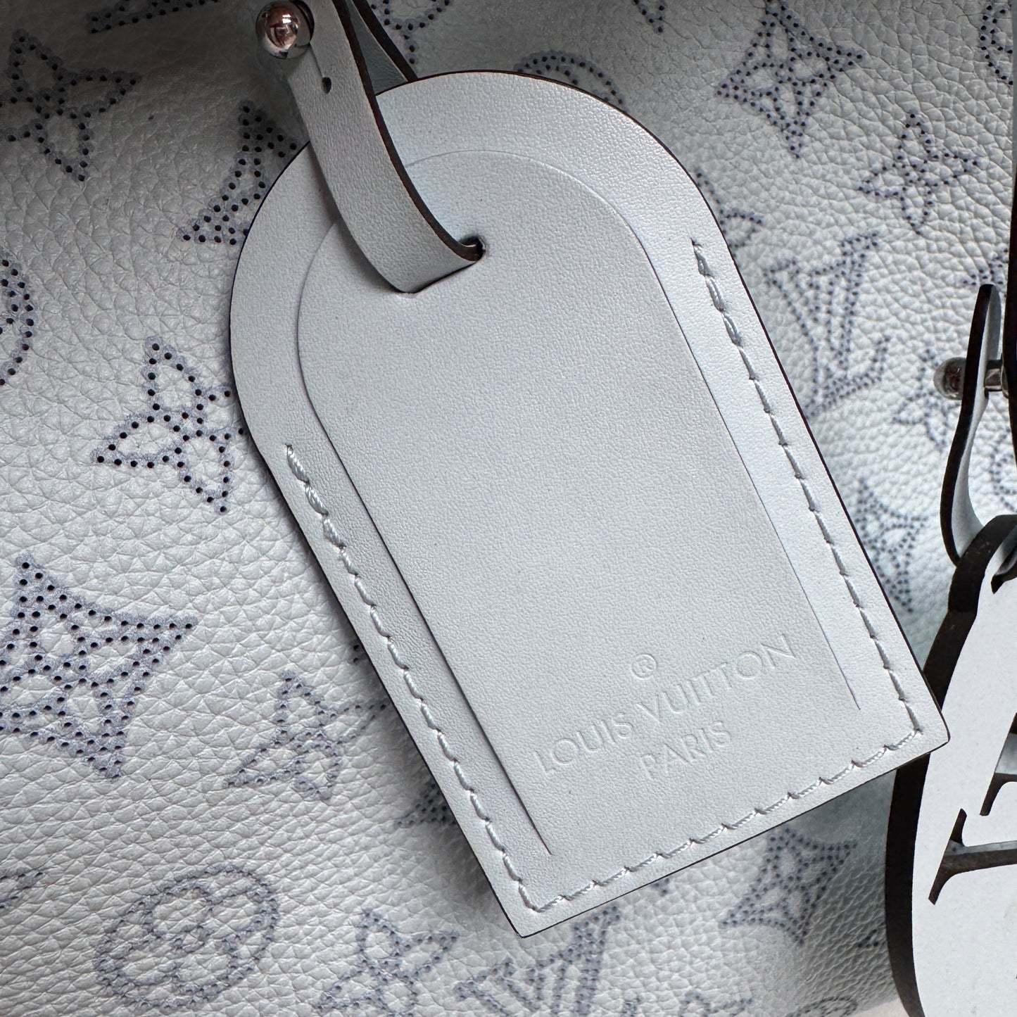 Louis Vuitton Mahina Leather Caramel Hobo Shoulder Bag