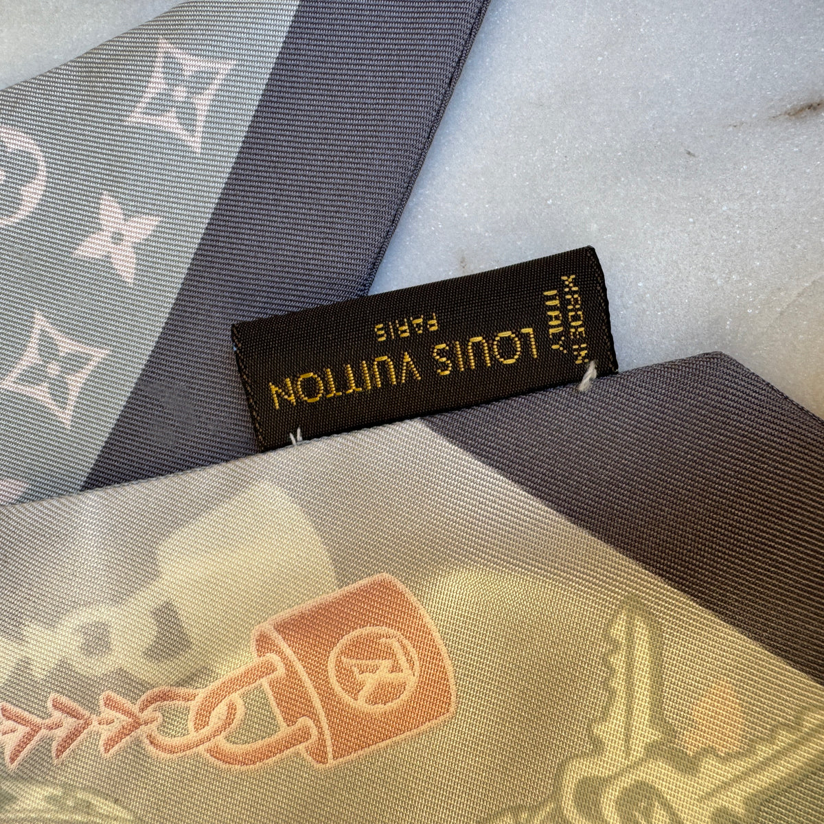 Louis Vuitton Silk Bandeau BB Scarf