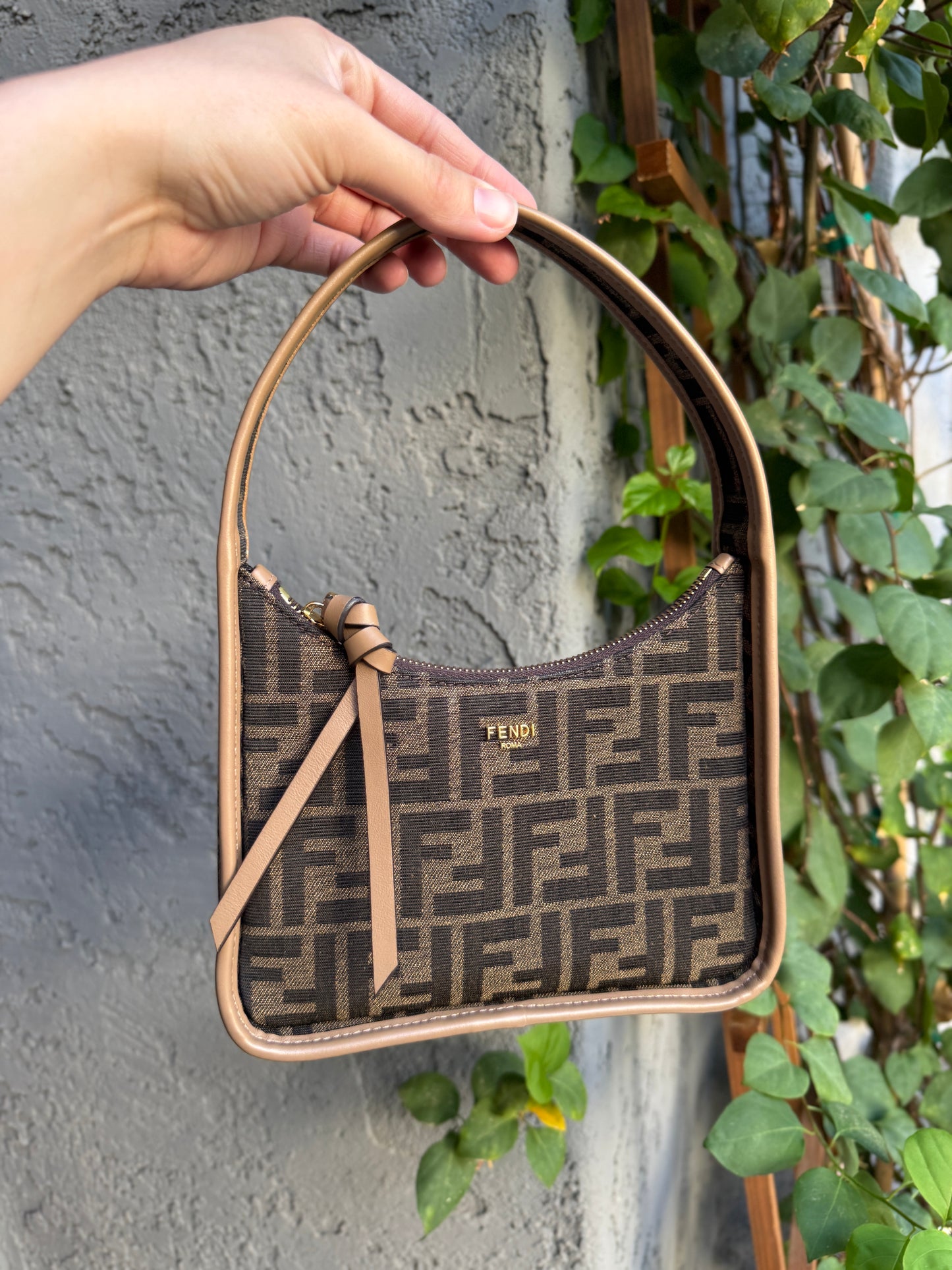 Fendi Mini Fendessense FF Zucca Jacquard Bag