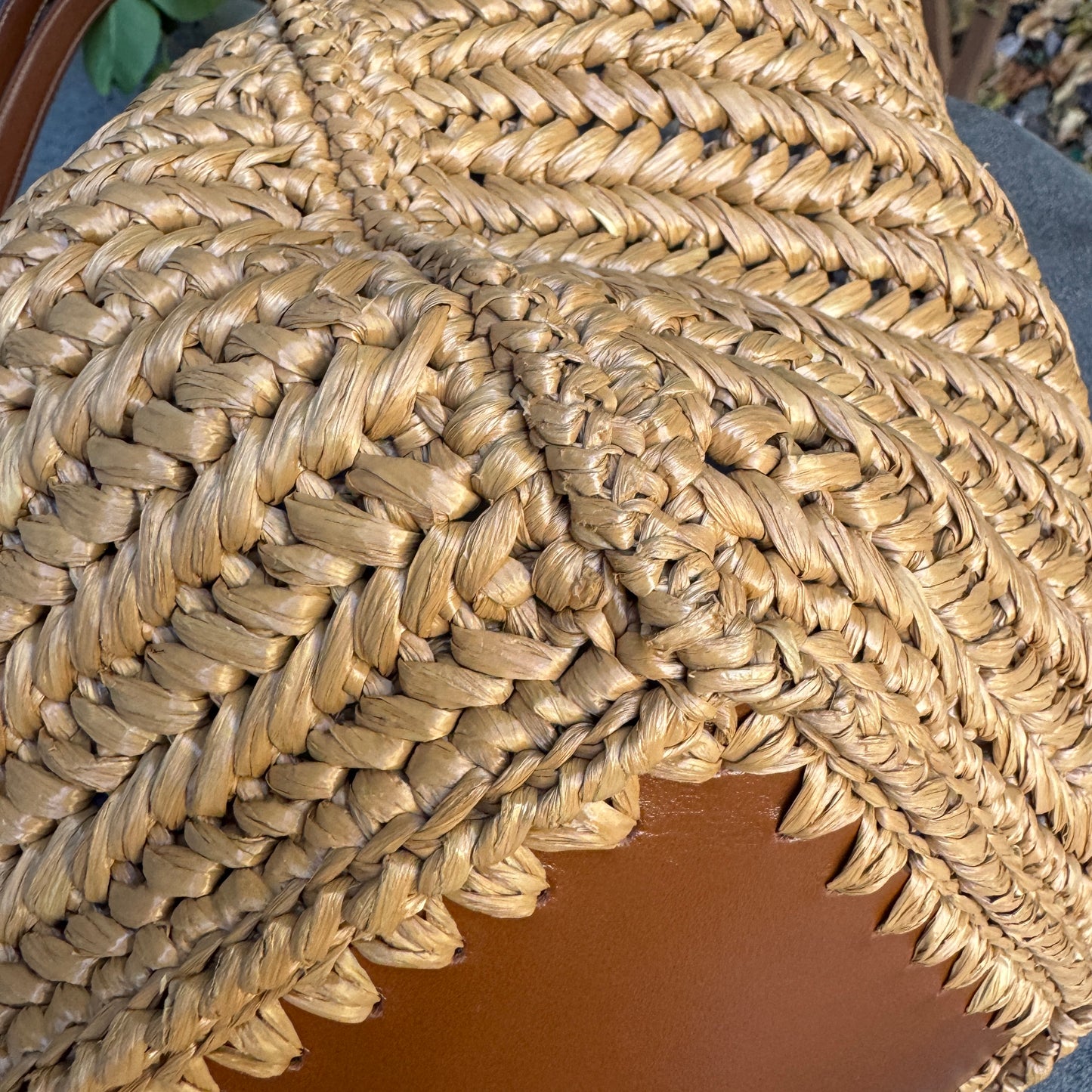 Tom Ford Raffia Medium Tara Tote