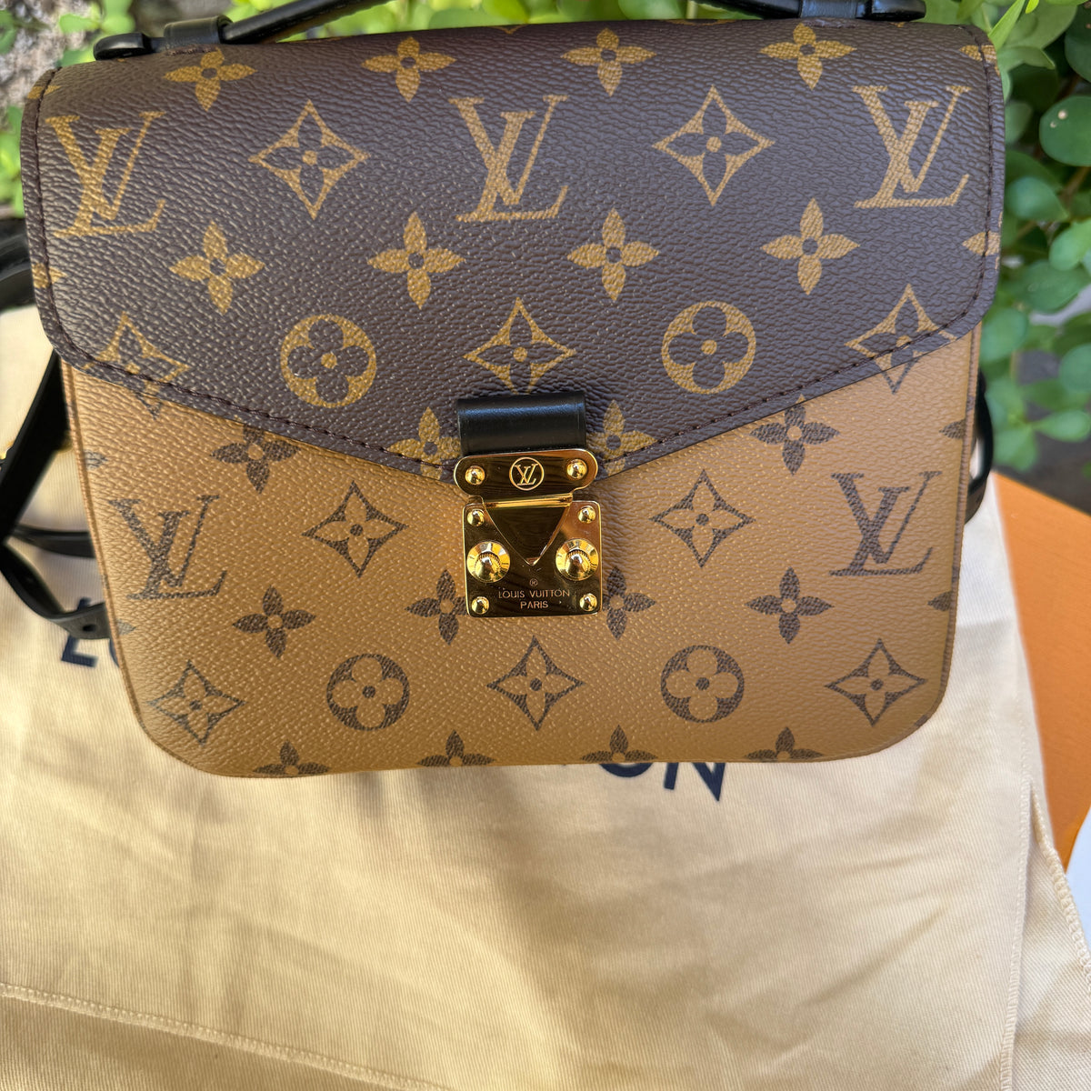 Louis Vuitton Reverse Monogram Pochette Metis Backpack