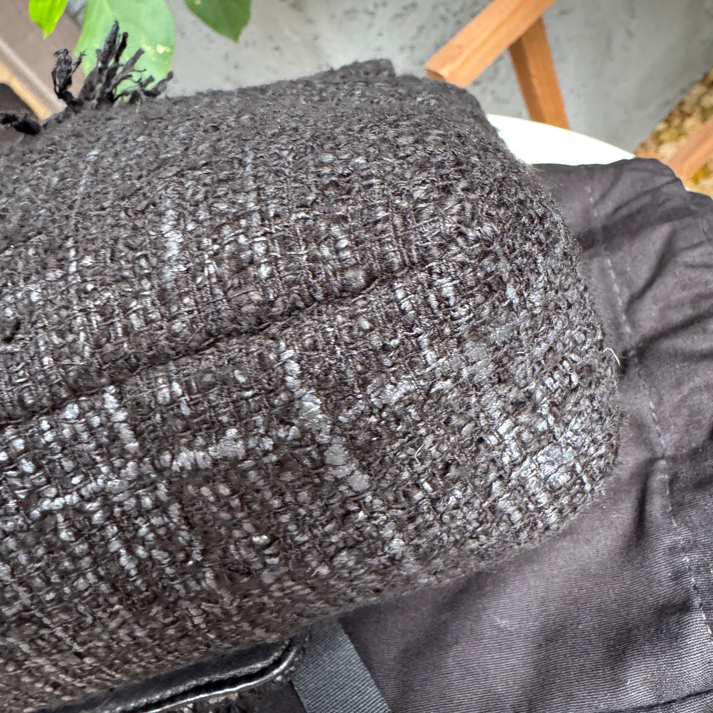 Chanel Tweed and Swarovski Crystal Fringe Flap Single Flap Shoulder Bag