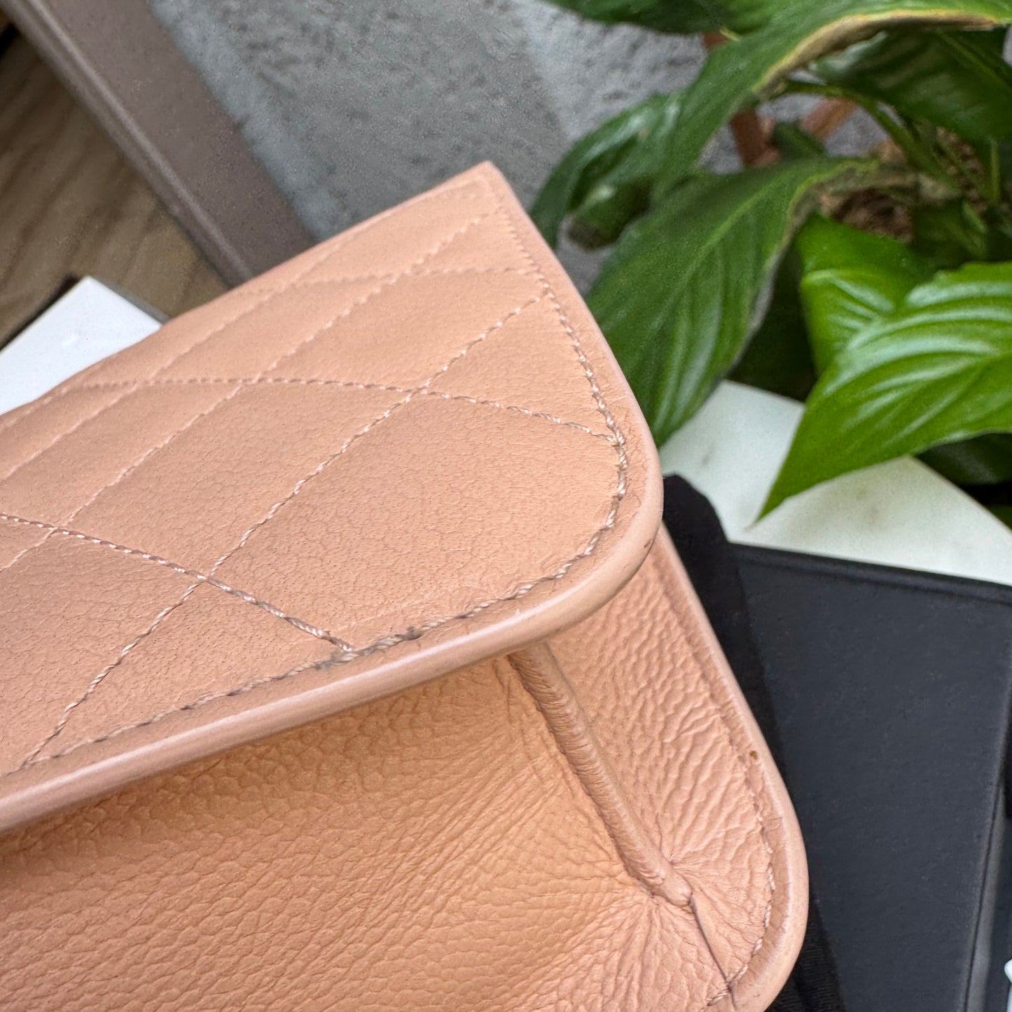 Chanel Caviar Leather CC Box Flap Bag