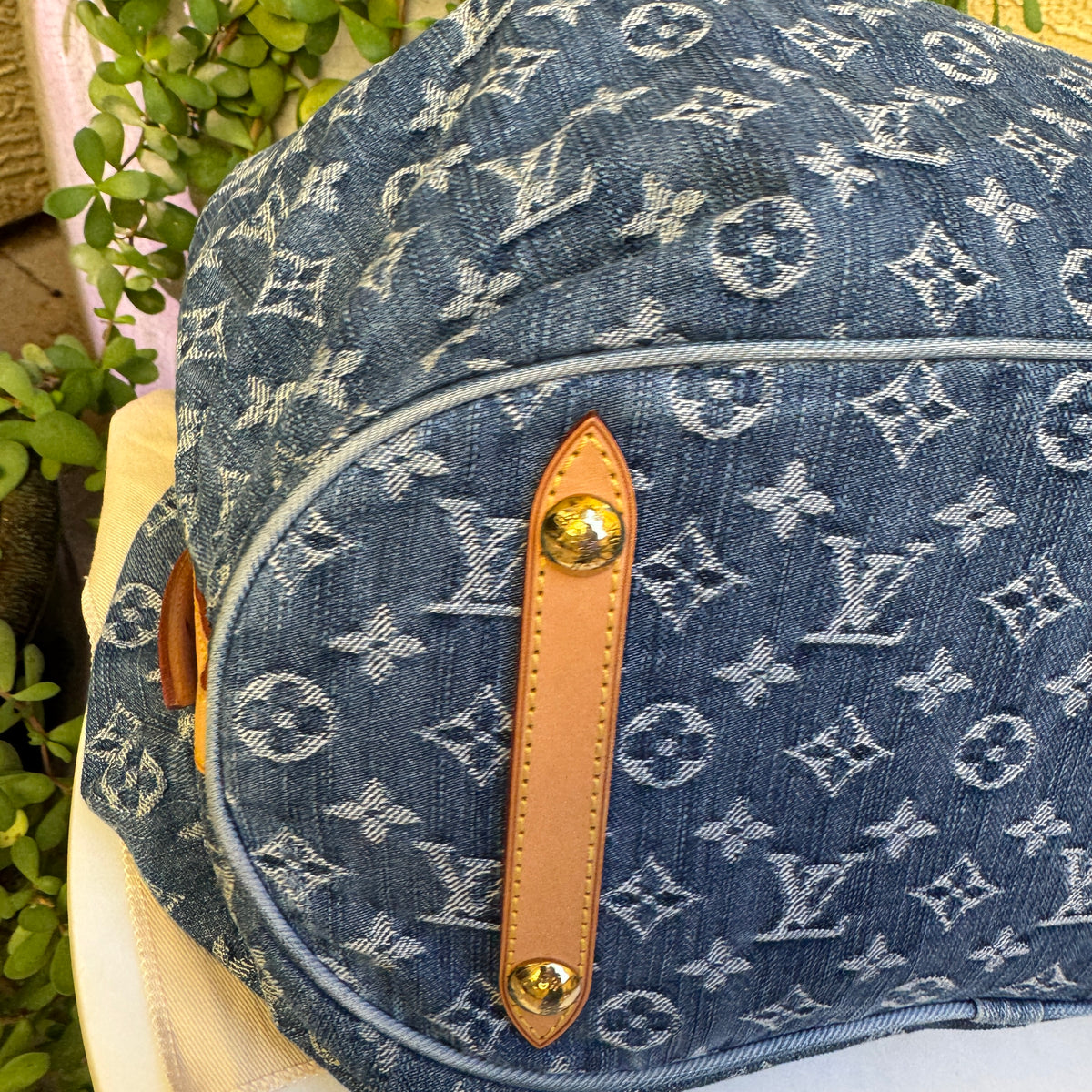 Louis Vuitton Monogram Denim Mahina XL