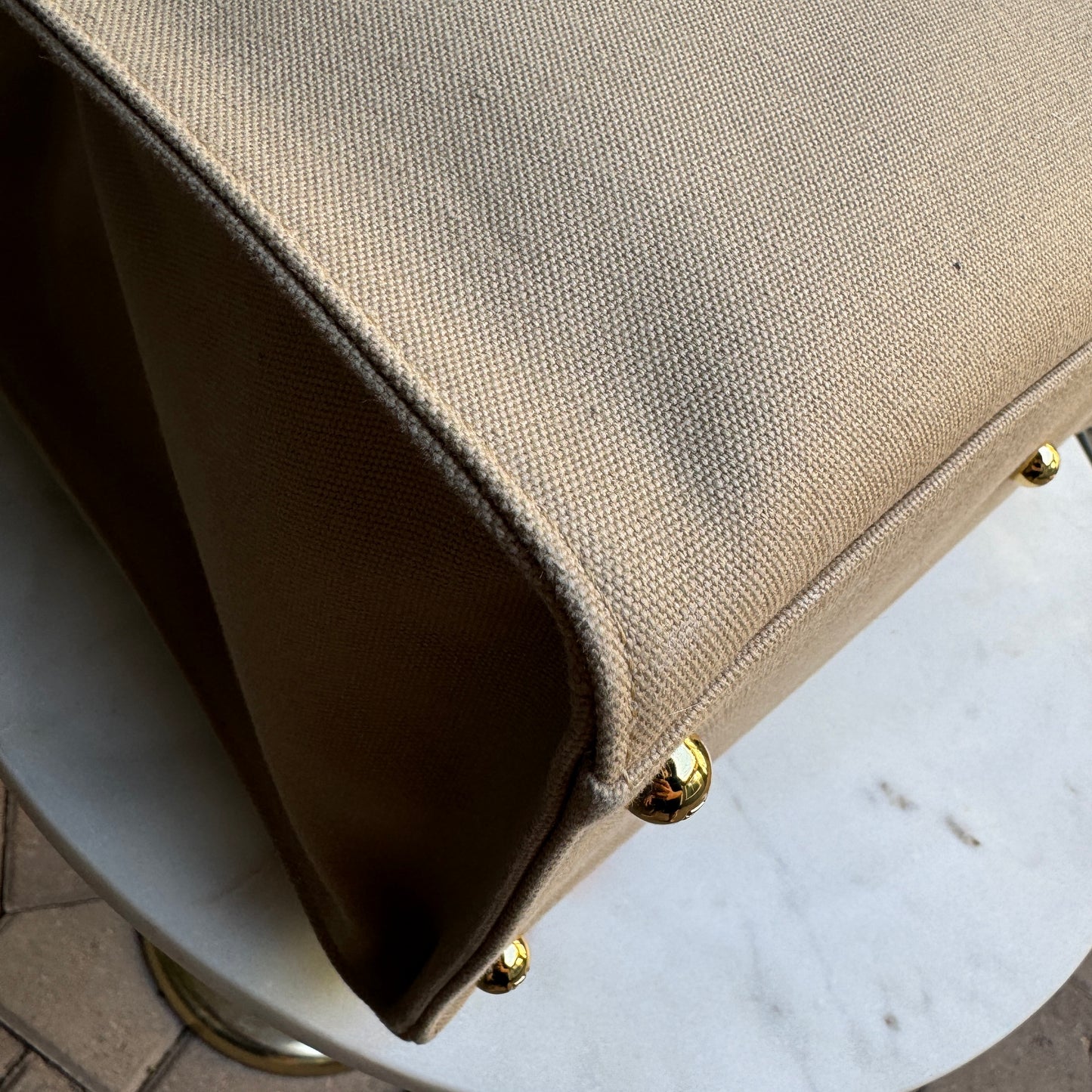 Fendi Canvas Medium Sunshine Tote