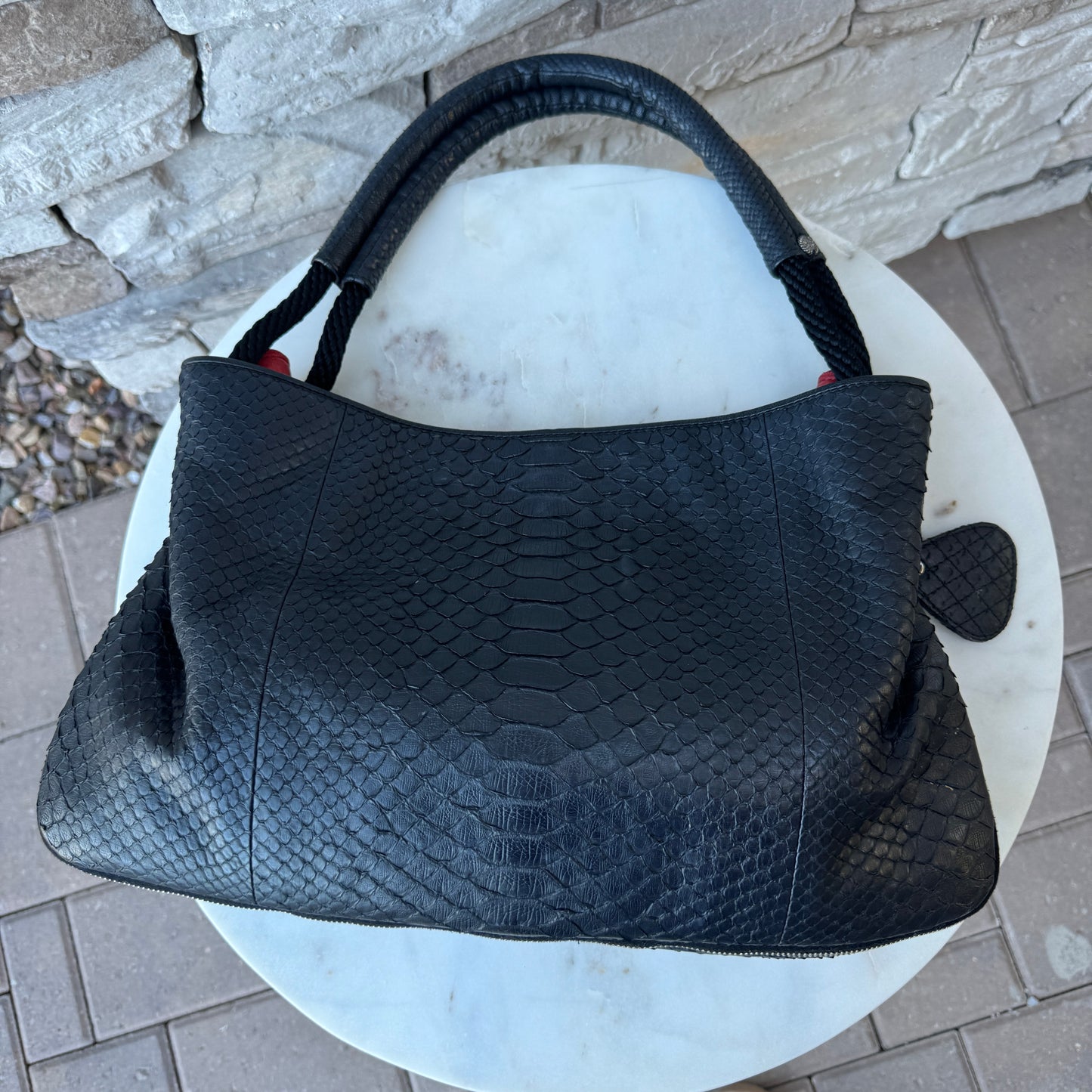 Chanel Python Yacht Expandable Hobo