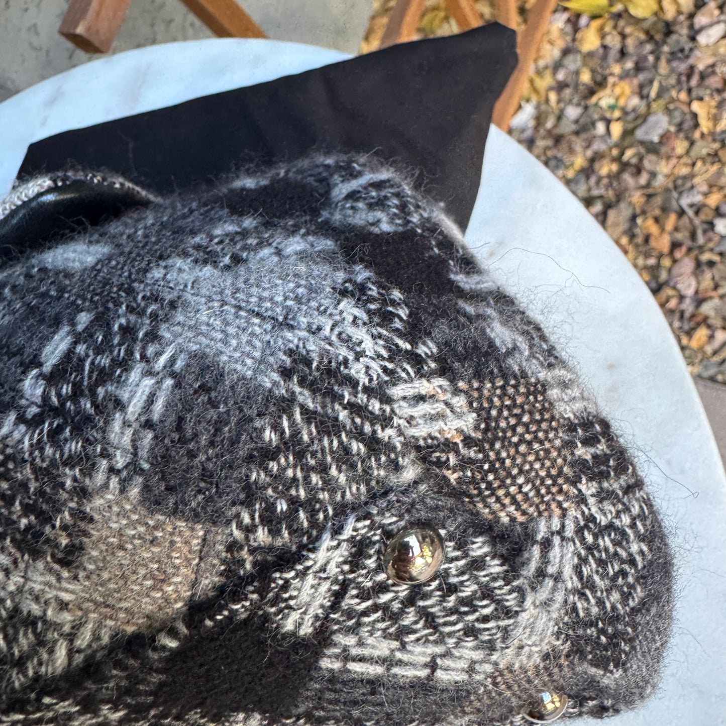 Chanel Tweed CC East West Shoulder Bag