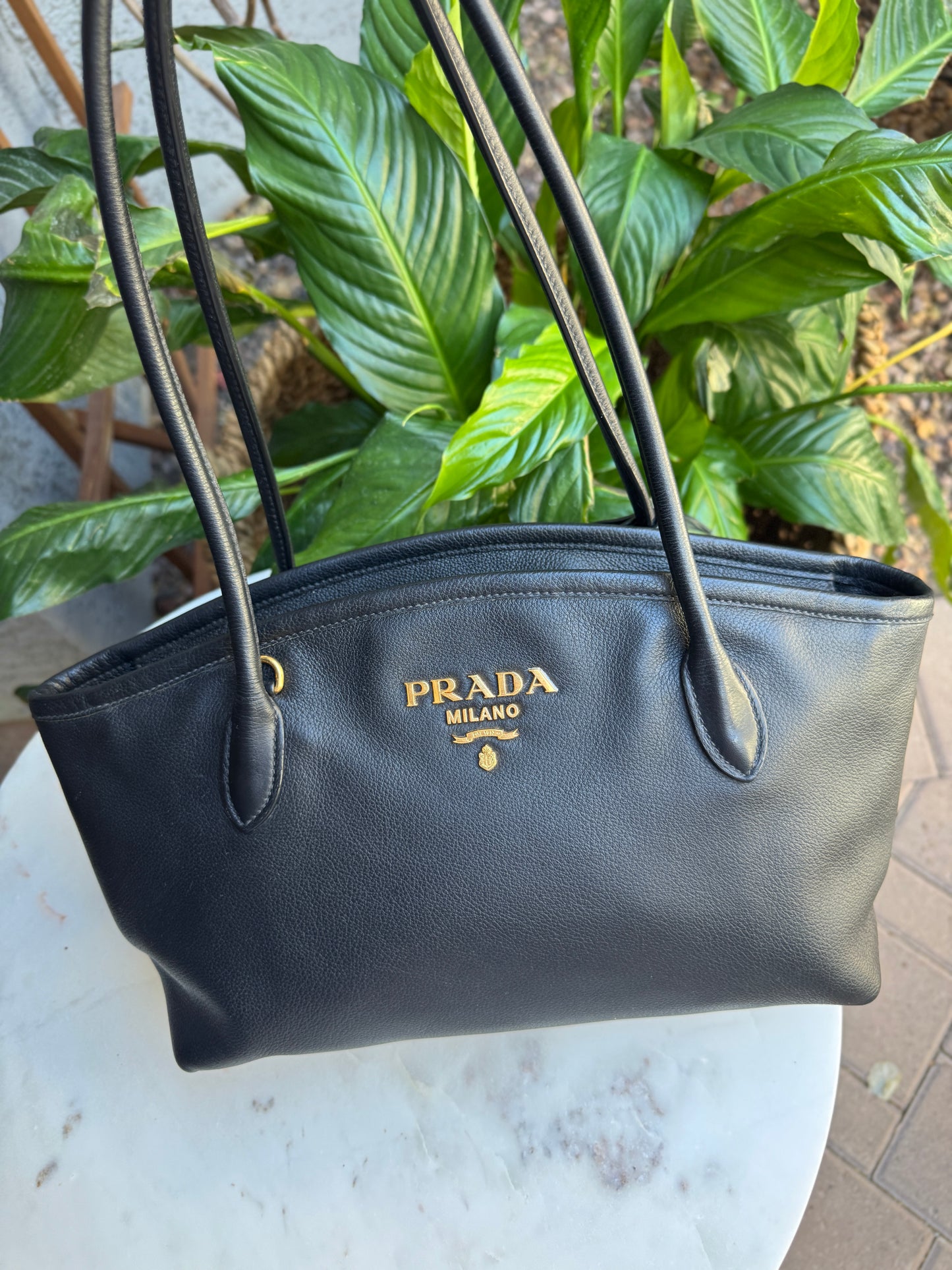 Prada Vitello Daino Leather Tote
