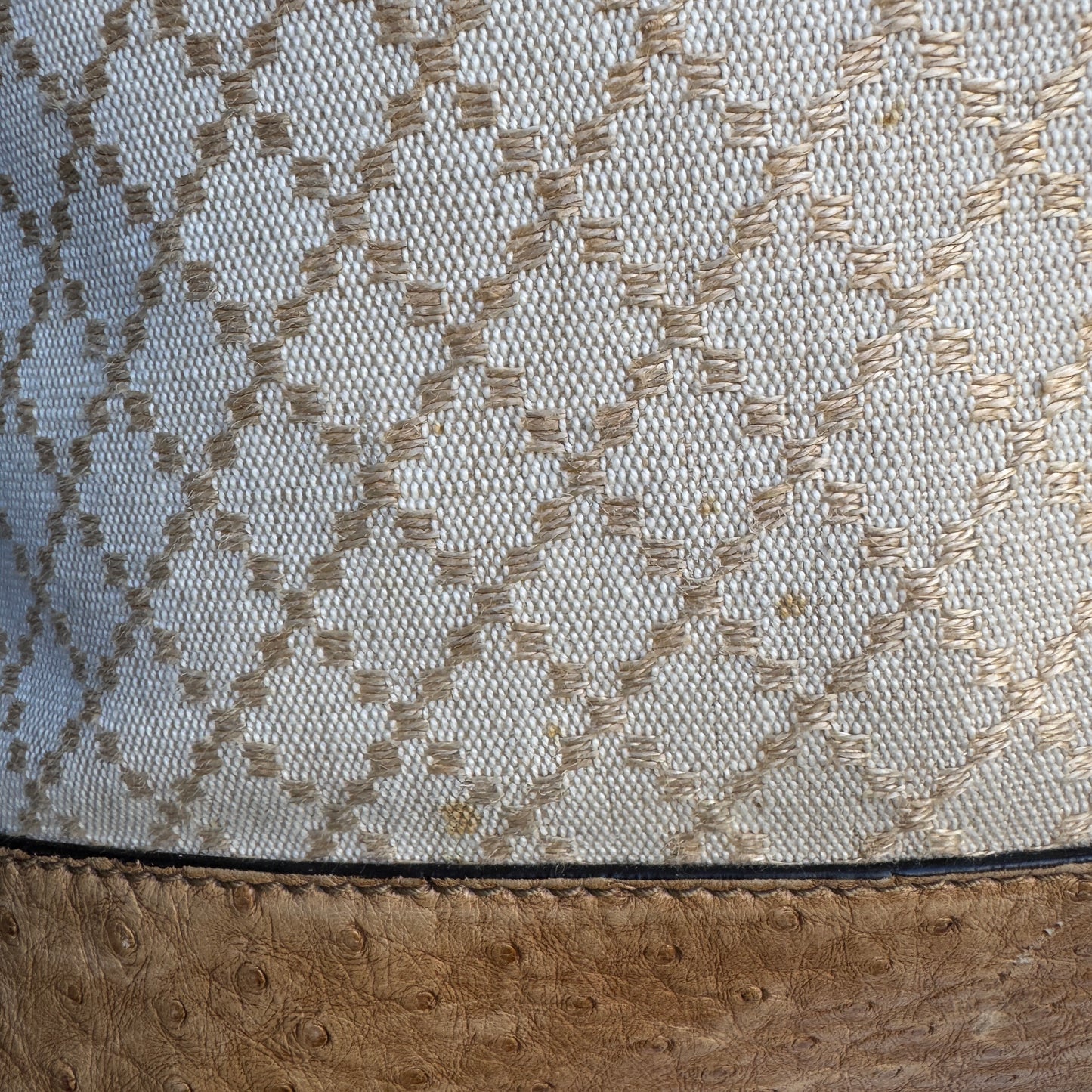 Gucci Ostrich Leather Convertible Backpack