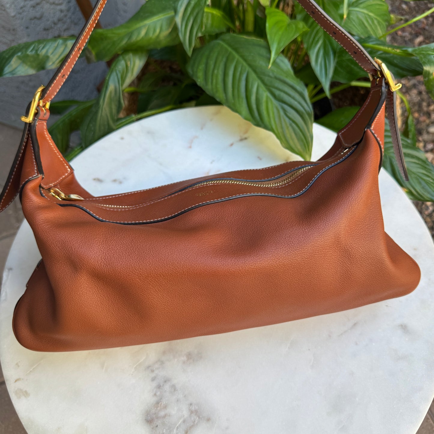 Celine Supple Calfskin Medium Romy Shoulder Bag