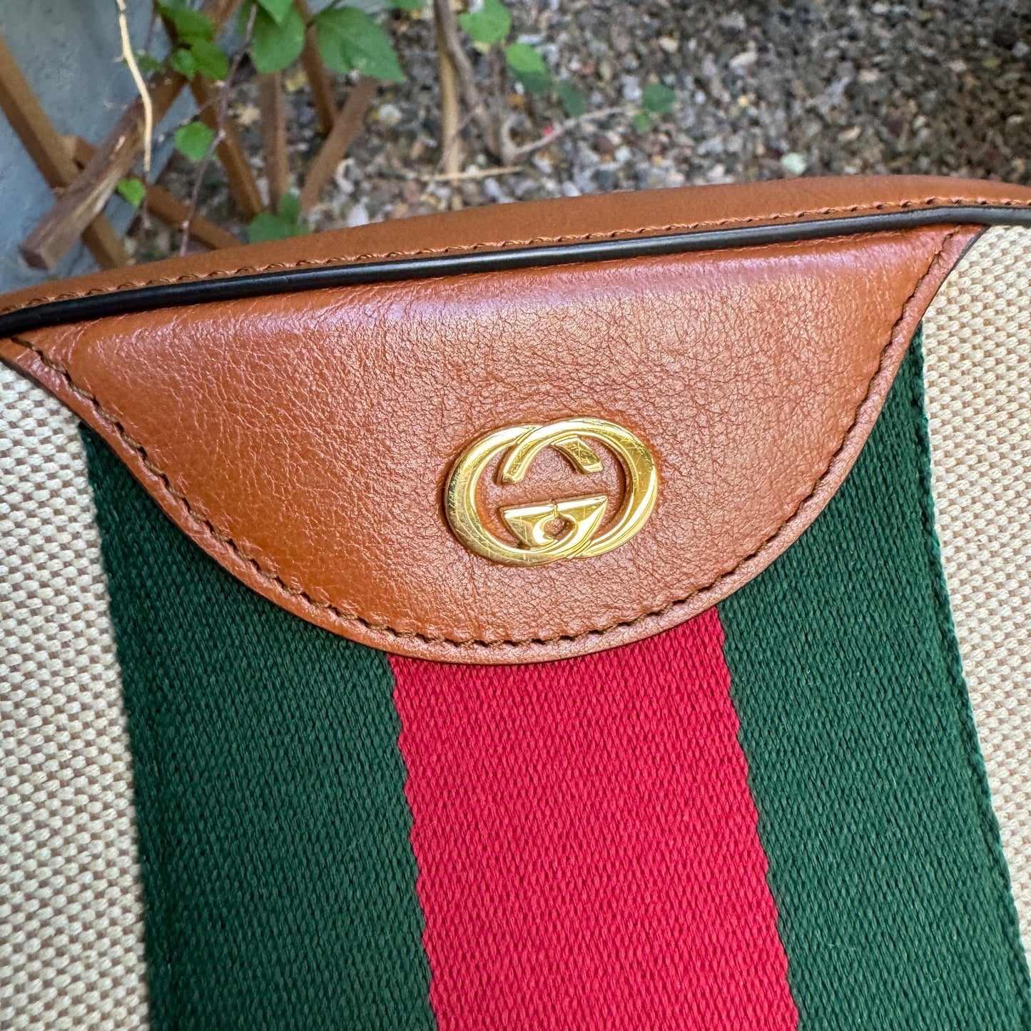 Gucci GG Vintage Canvas Crossbody