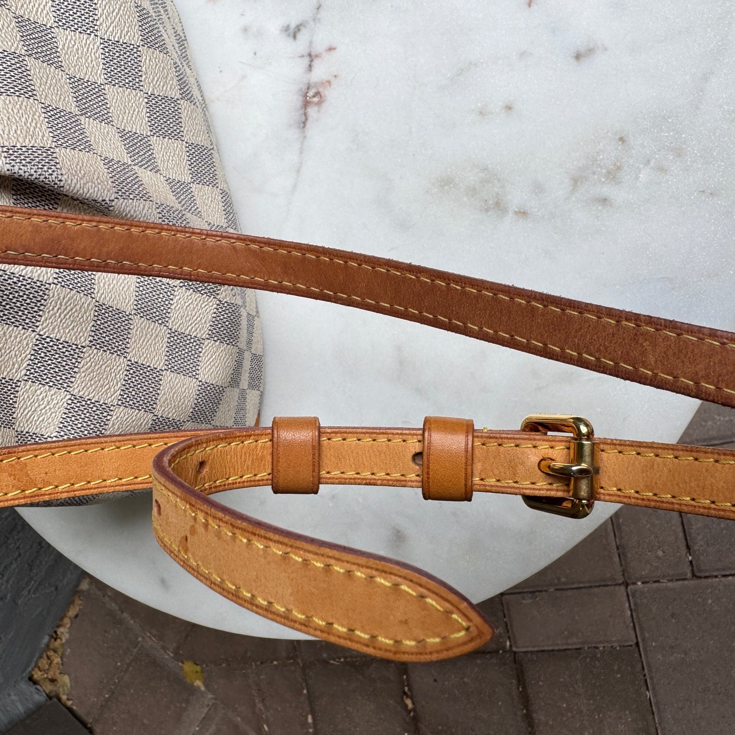 Louis Vuitton Damier Azur Siracusa PM Crossbody