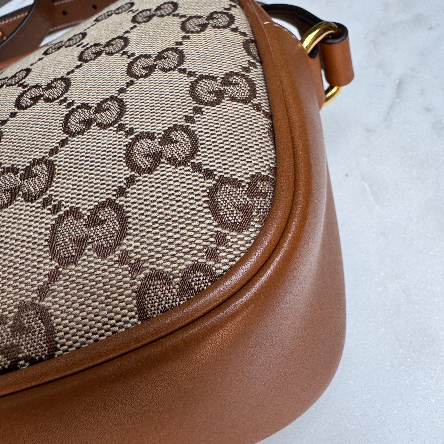 Gucci Blondie Monogram GG Canvas Camera Bag