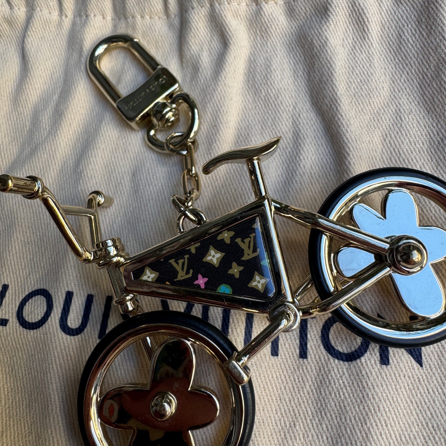 Louis Vuitton x Tyler the Creator Monogram Bike Bag Charm