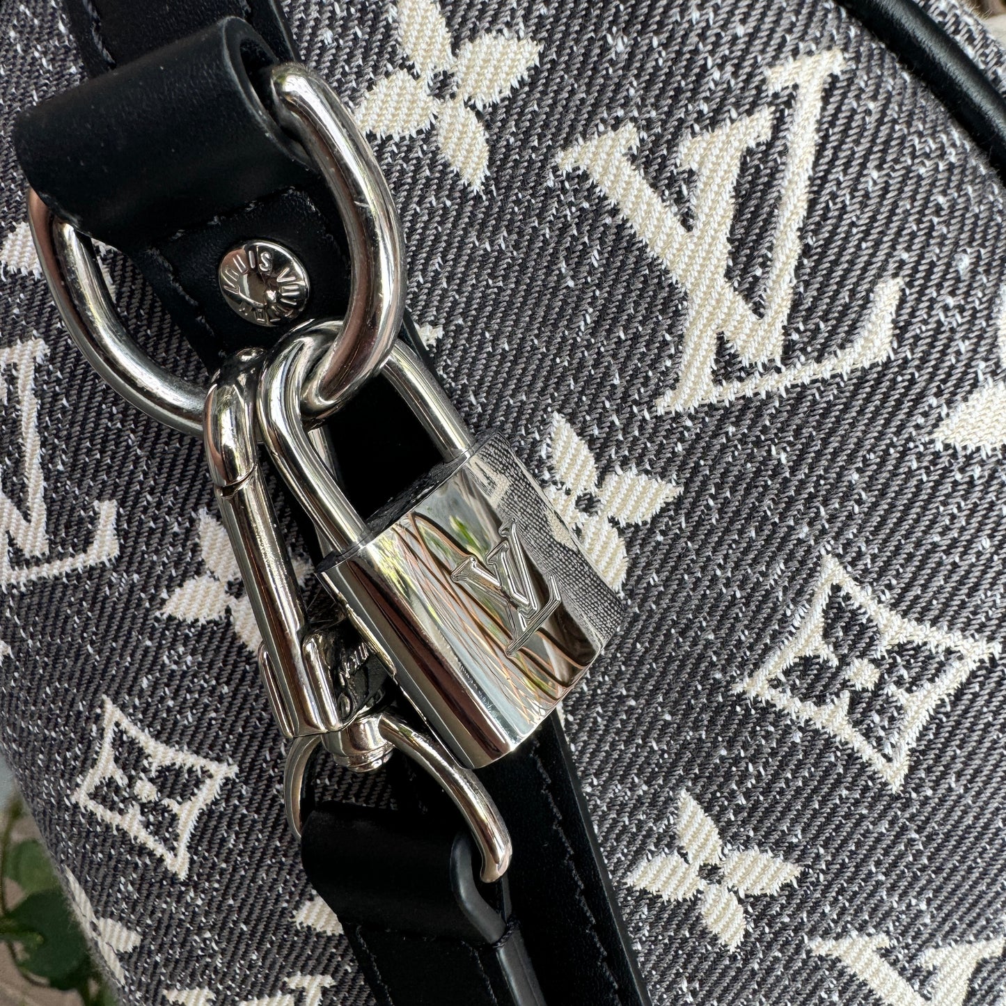 Louis Vuitton Monogram Jacquard Denim Speedy Bandouliere 25