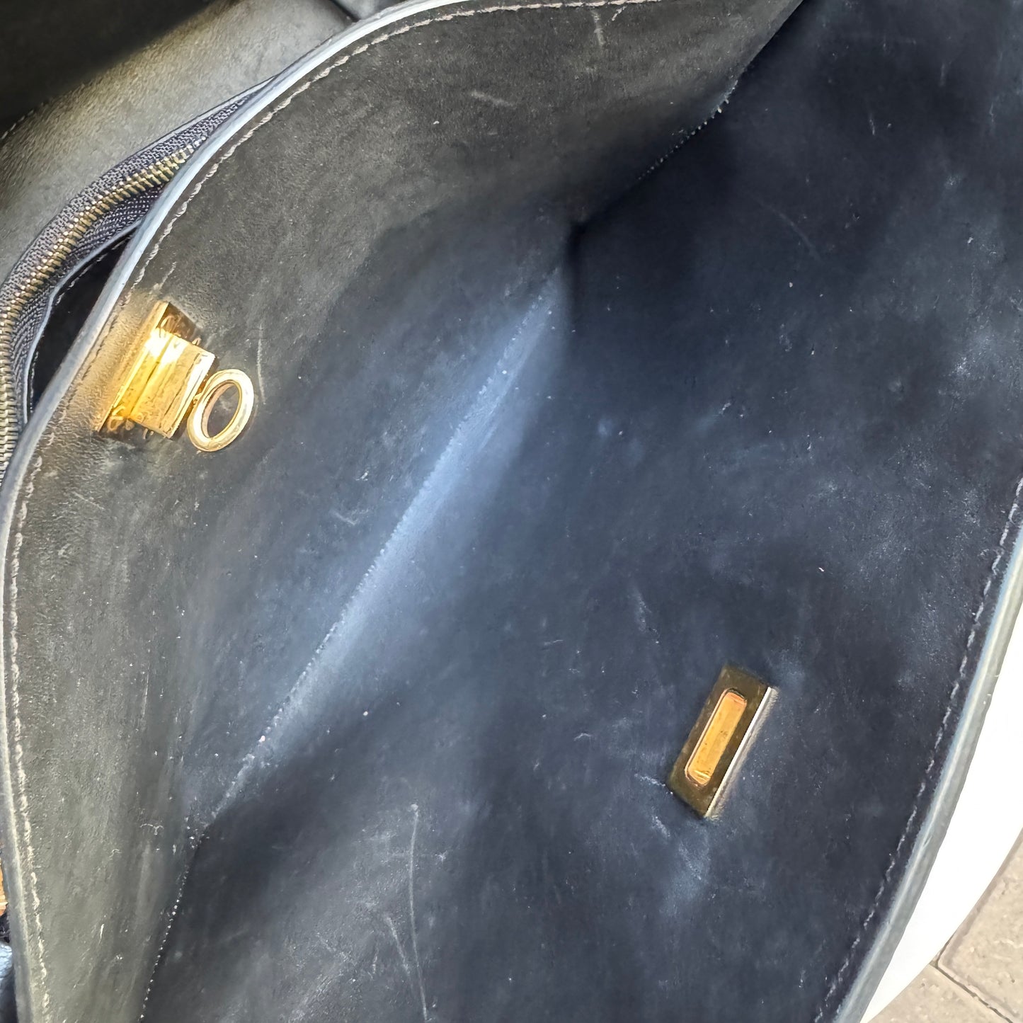 Louis Vuitton Milla MM Leather Tote