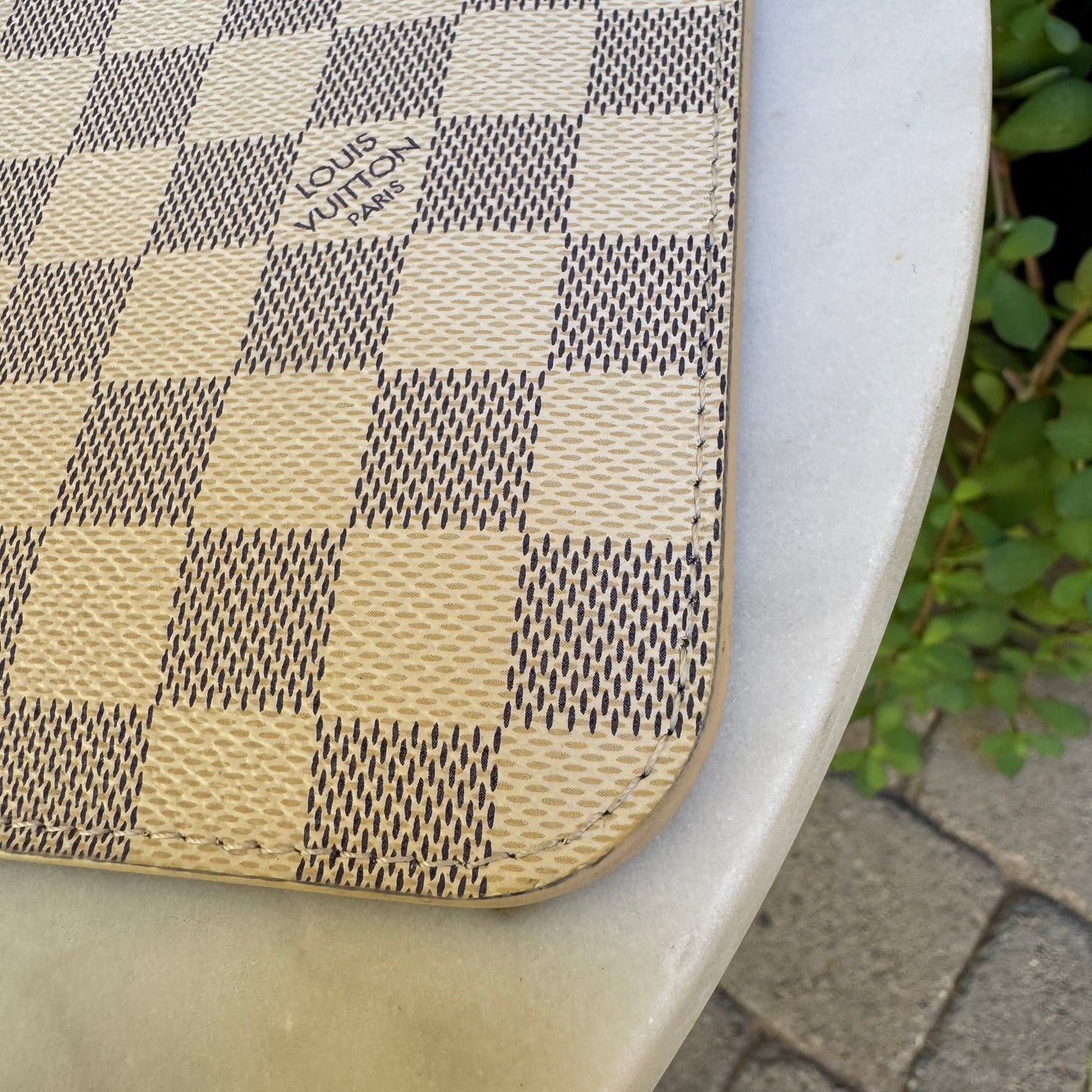 Louis Vuitton Braided Damier Azur Neverfull MM