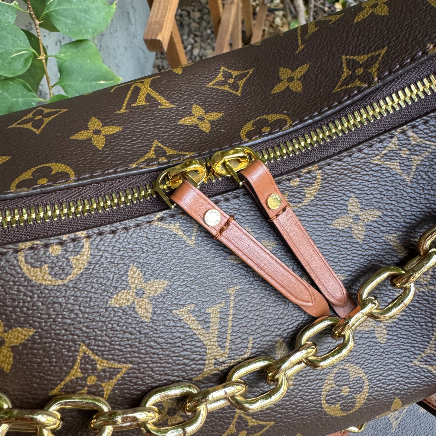Louis Vuitton Reverse Monogram Loop Hobo Shoulder Bag