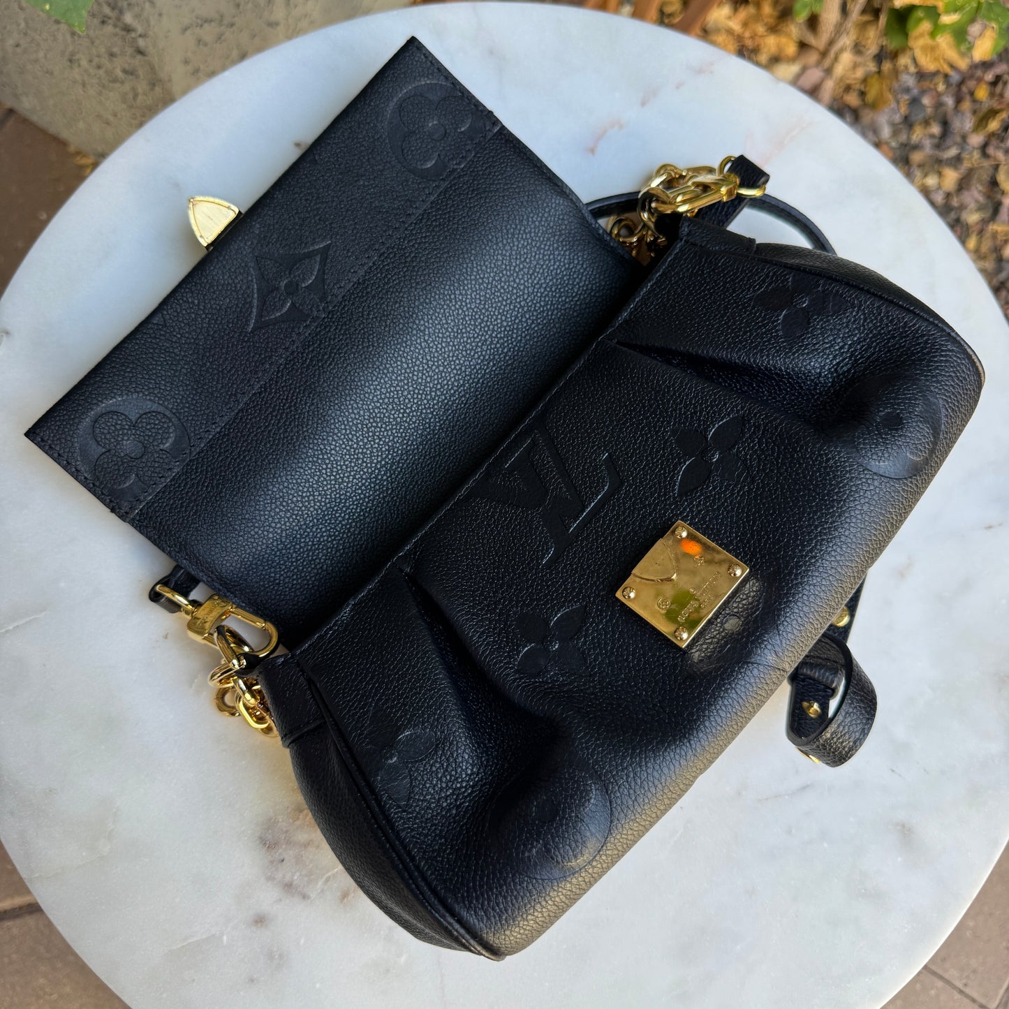 Louis Vuitton Giant Monogram Empreinte Favorite NM Crossbody