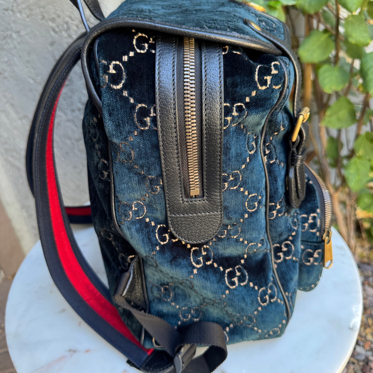 Gucci GG Marmont Velvet Backpack