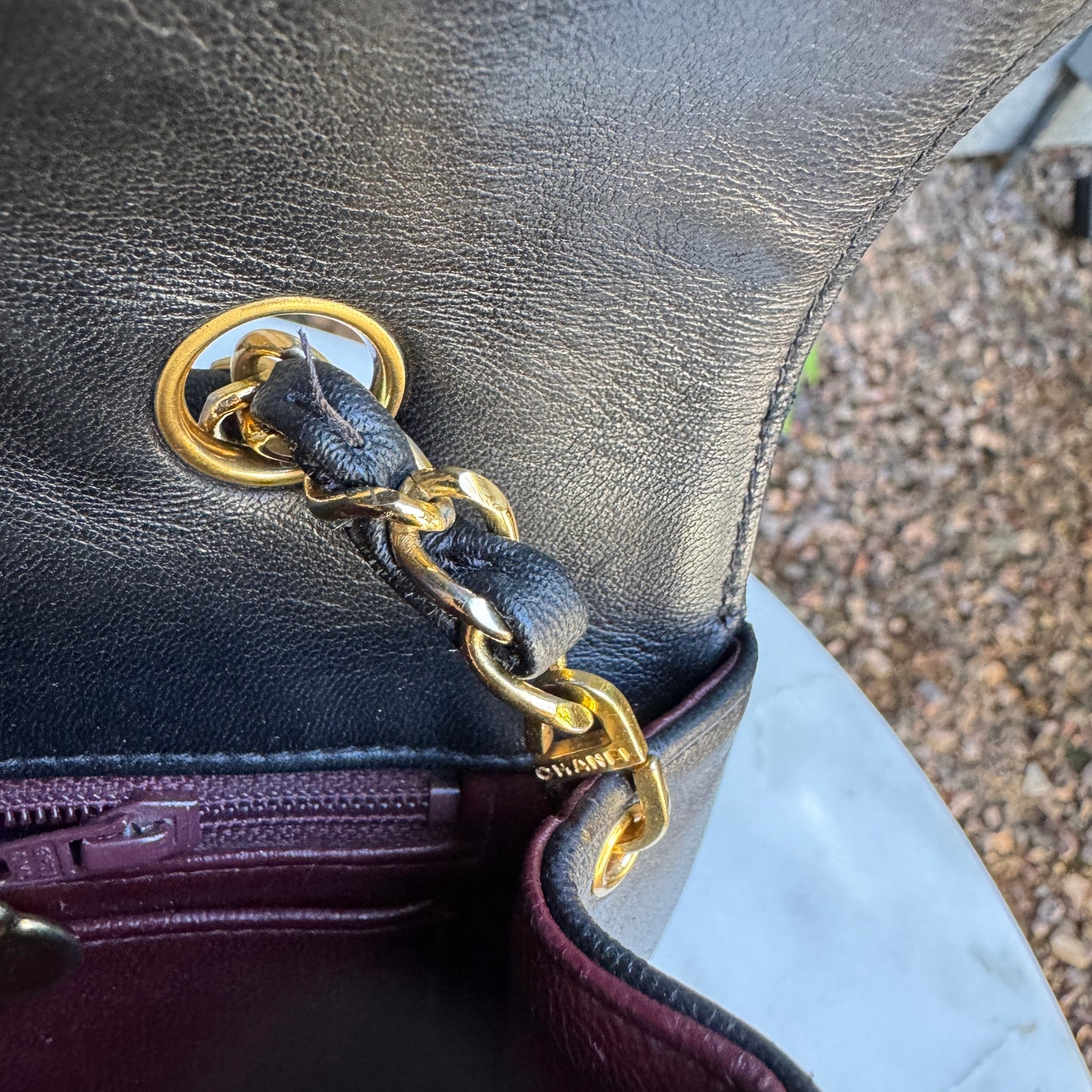 Chanel Diana Vintage Quilted Lambskin Medium Single Flap Bag