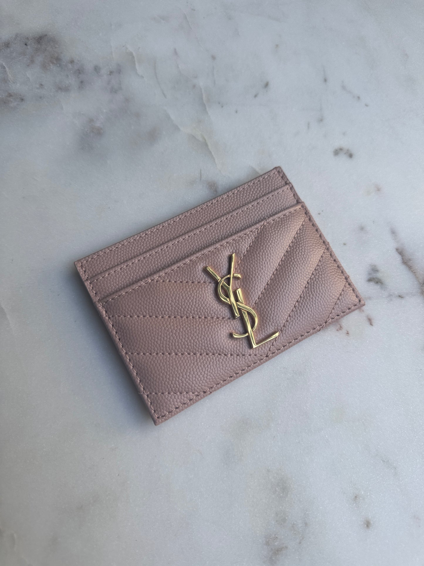 Saint Laurent Leather Cardholder Wallet