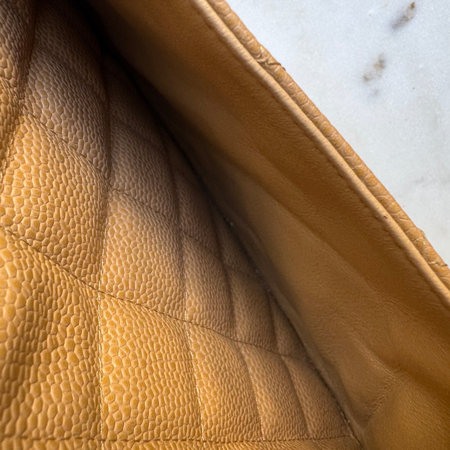 Chanel Timeless CC Quilted Caviar Leather Crescent Hobo Shoulder Bag