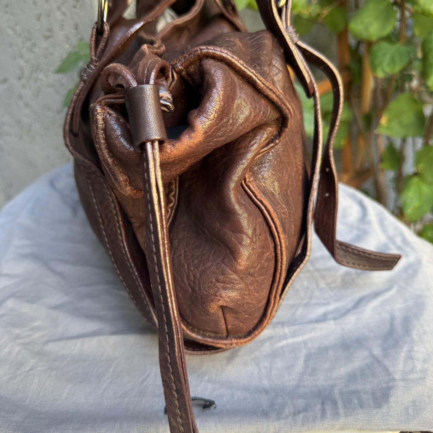 Miu Miu Leather Joie Hobo Shoulder Bag